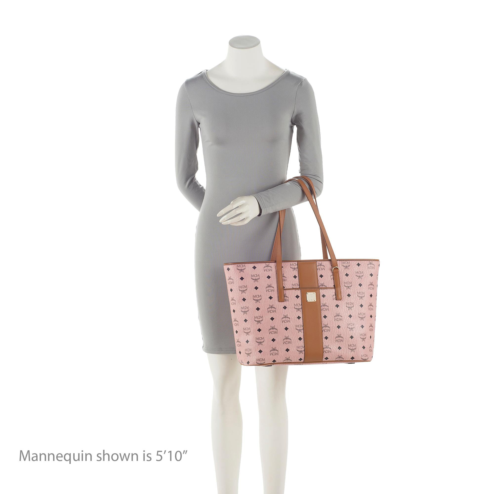 MCM Visetos Anya Medium Shopper Tote