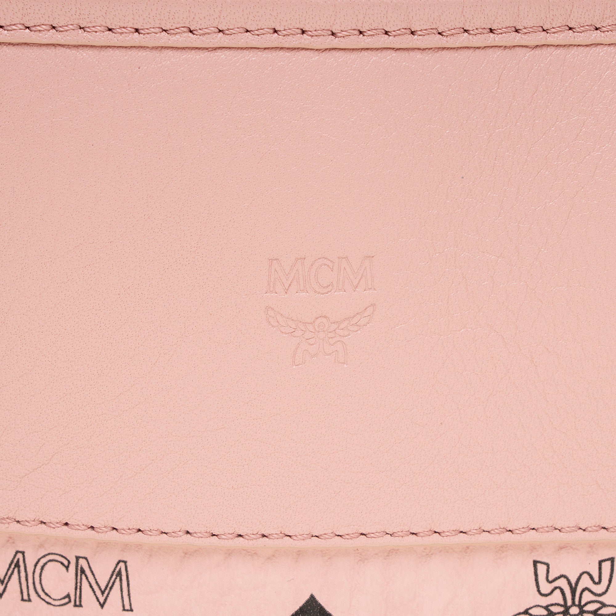 MCM Visetos Aren Medium Shopper Tote