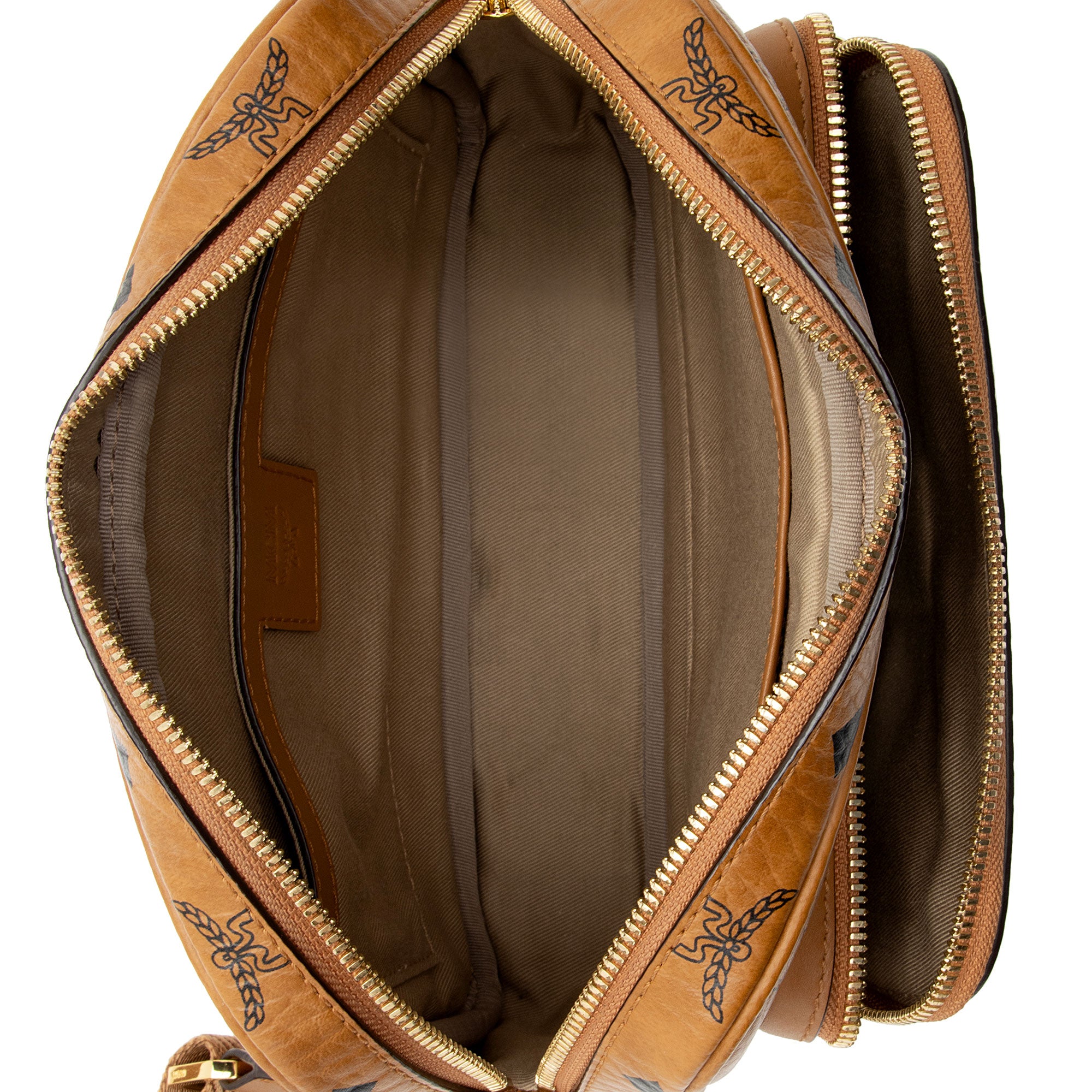 MCM Visetos Aren Small Crossbody Bag (SHF-nJ5KJz)