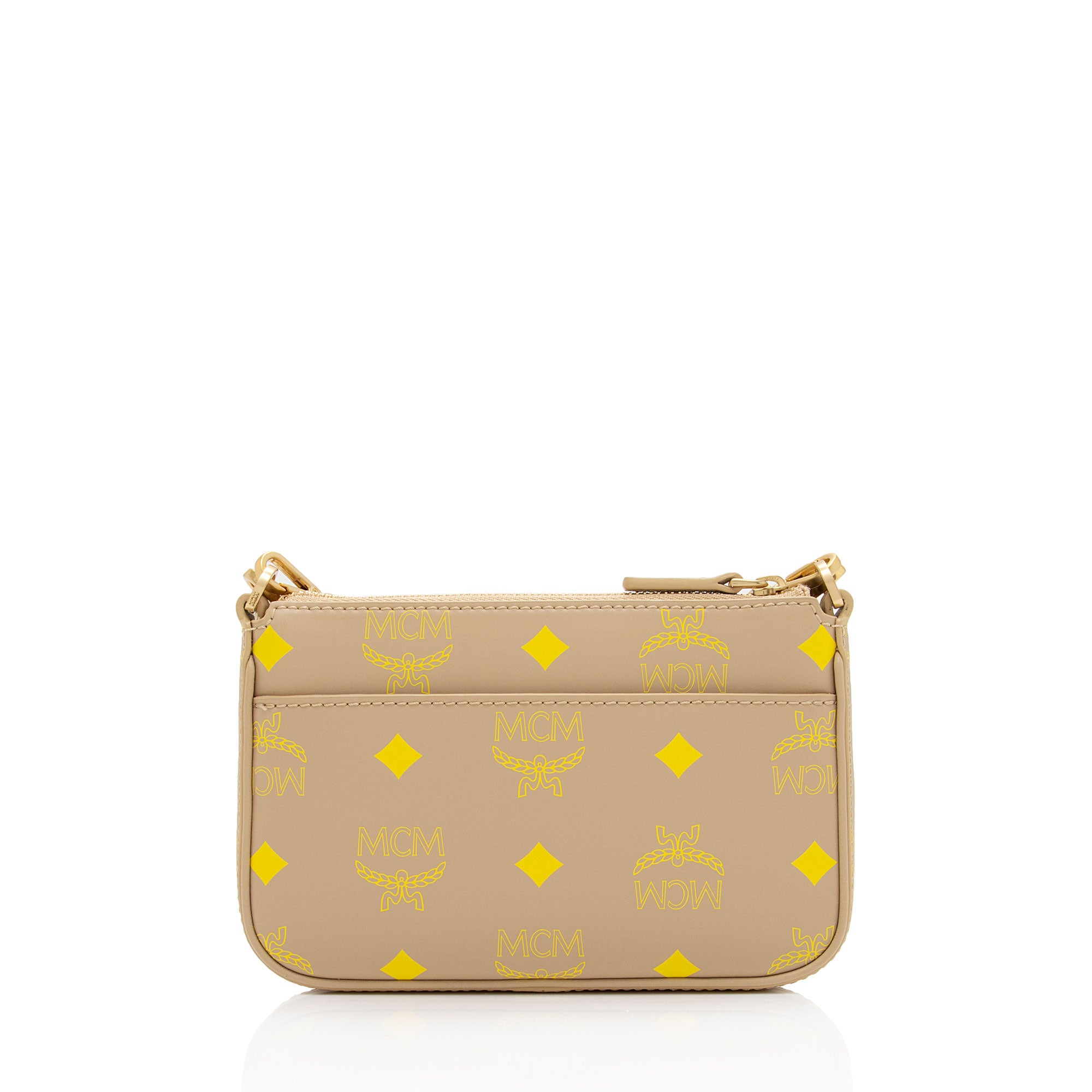 MCM Visetos Color Splash Chain Mini Crossbody