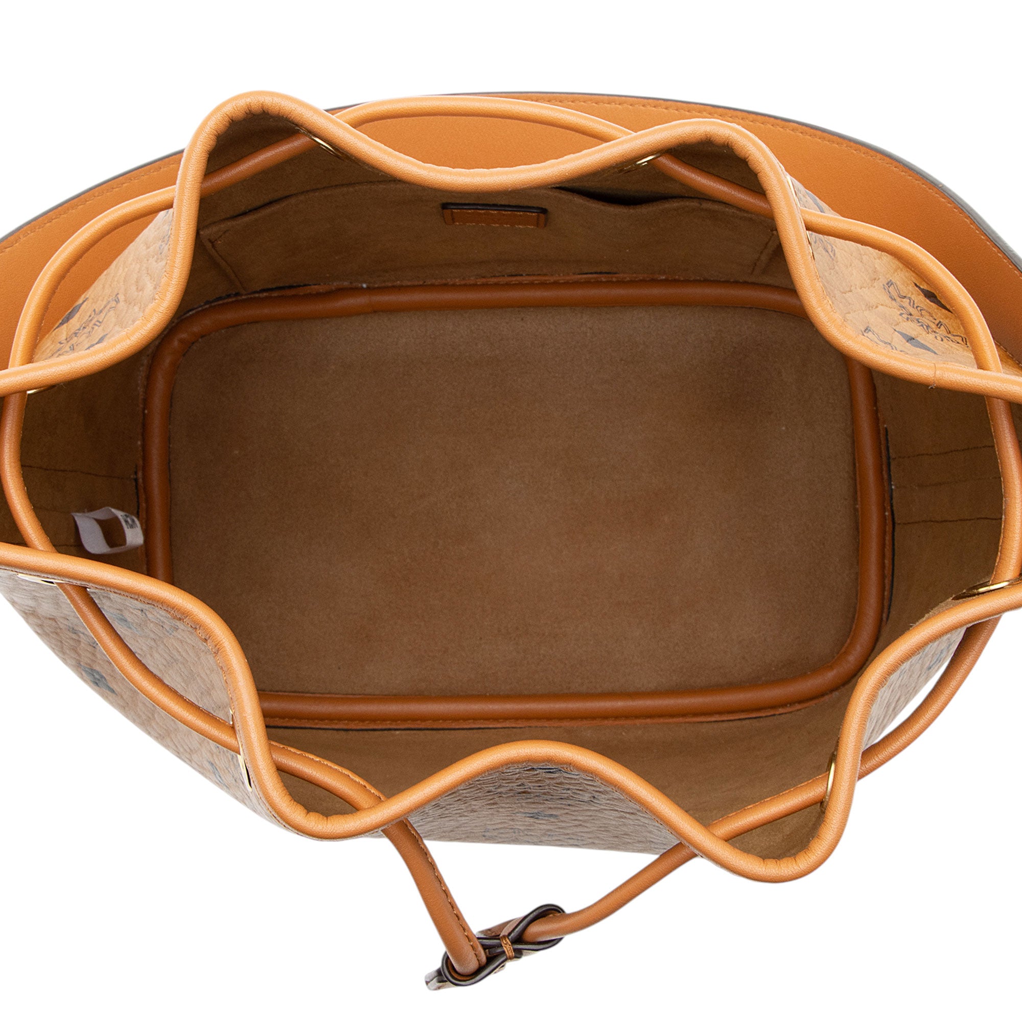 MCM Visetos Dessau Drawstring Bucket Bag