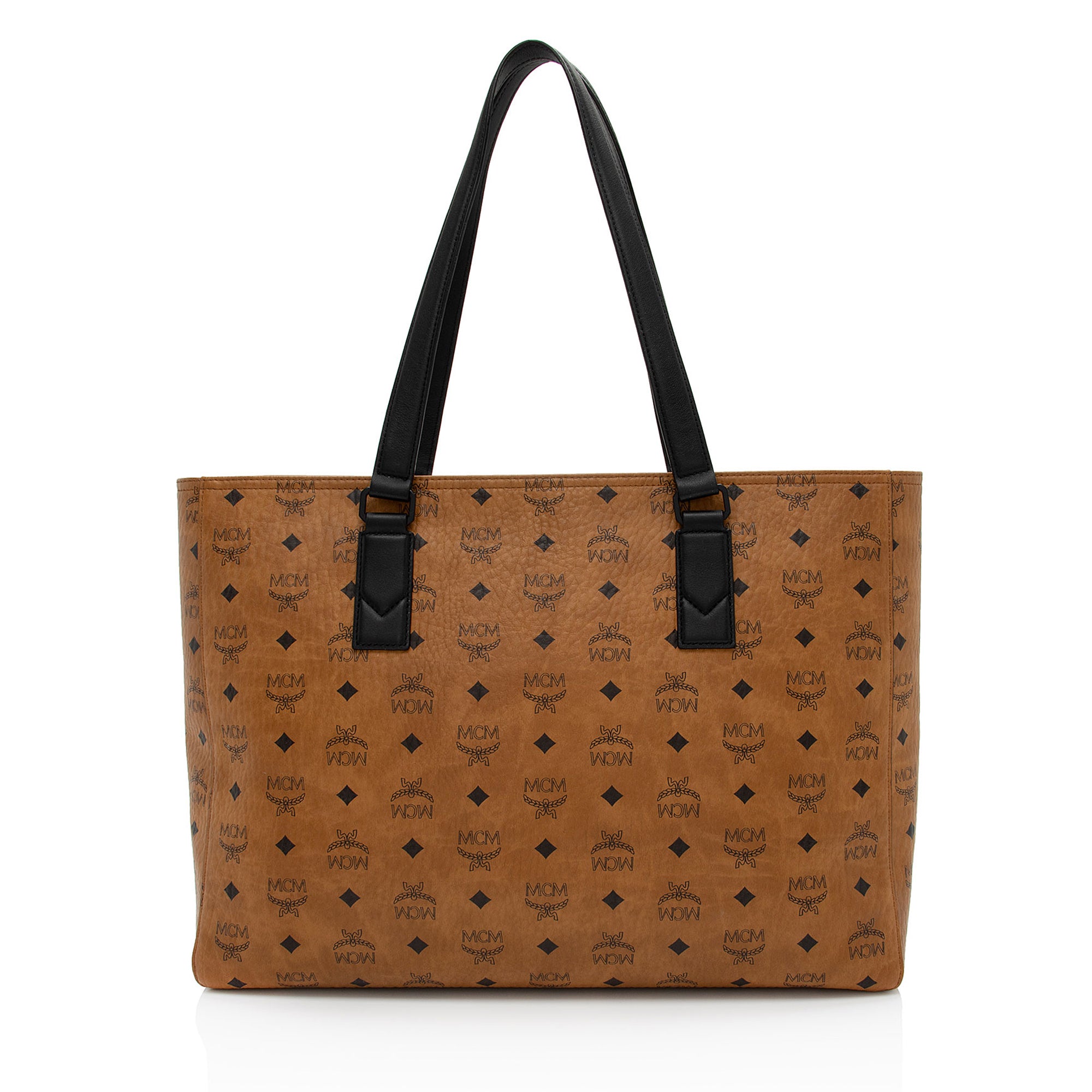 MCM Visetos Klassik Large Shopper Tote (SHF-ZdVOtR)
