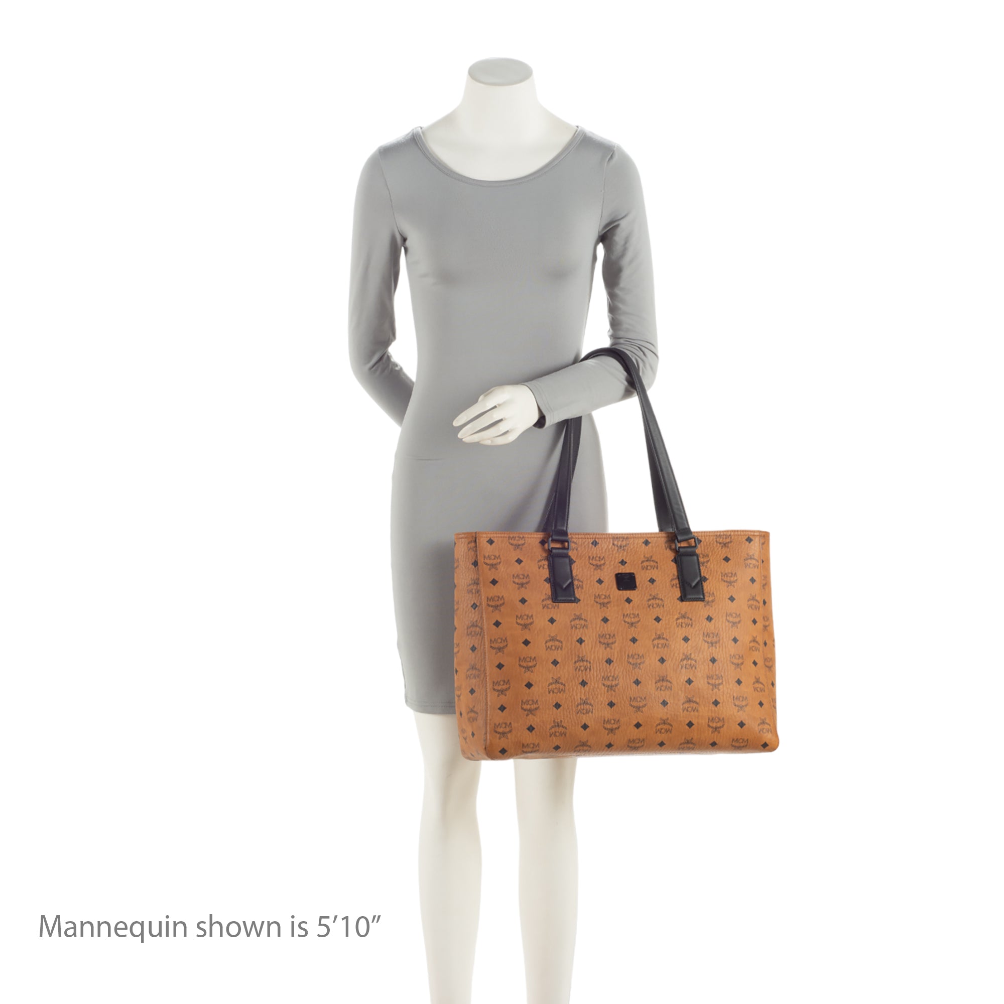 MCM Visetos Klassik Large Shopper Tote (SHF-ZdVOtR)