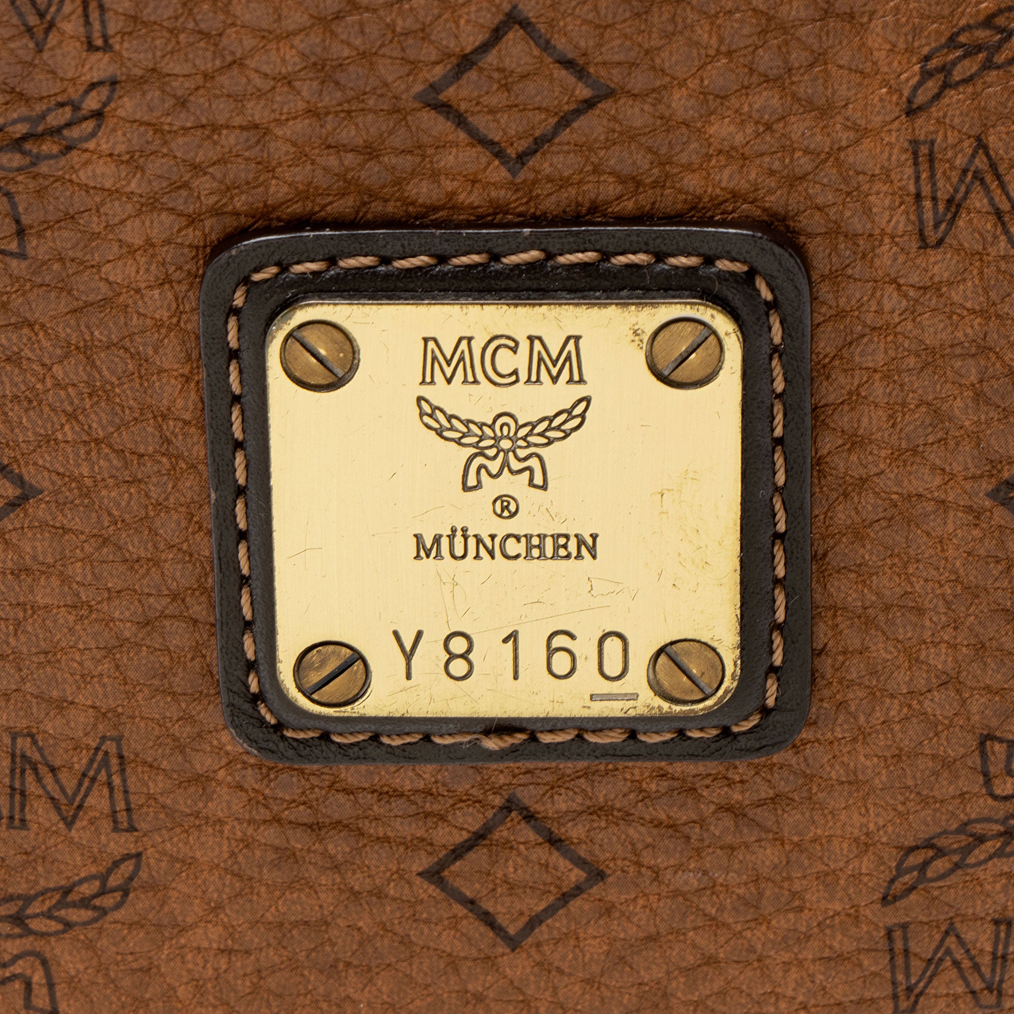 MCM Visetos Large Tote