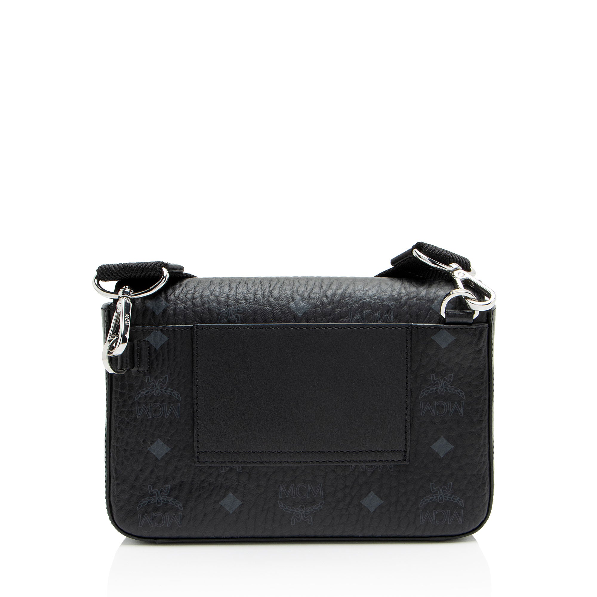 MCM Visetos Leather Millie Small Crossbody