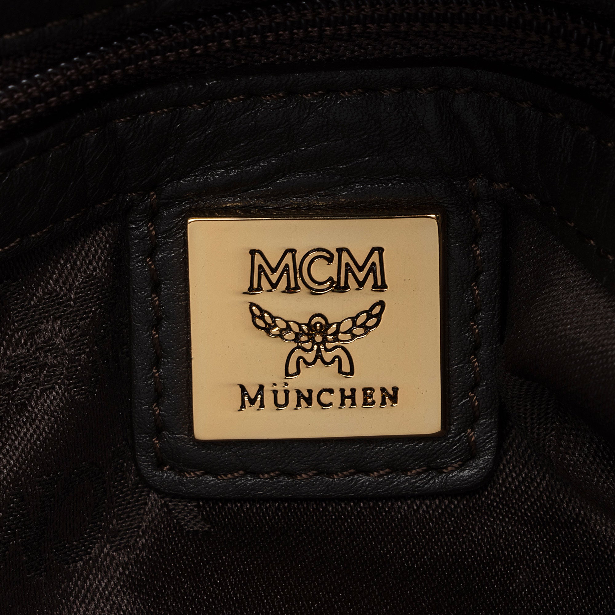 MCM Visetos Leopard Drawstring Large Tote (SHF-uyB0NU)