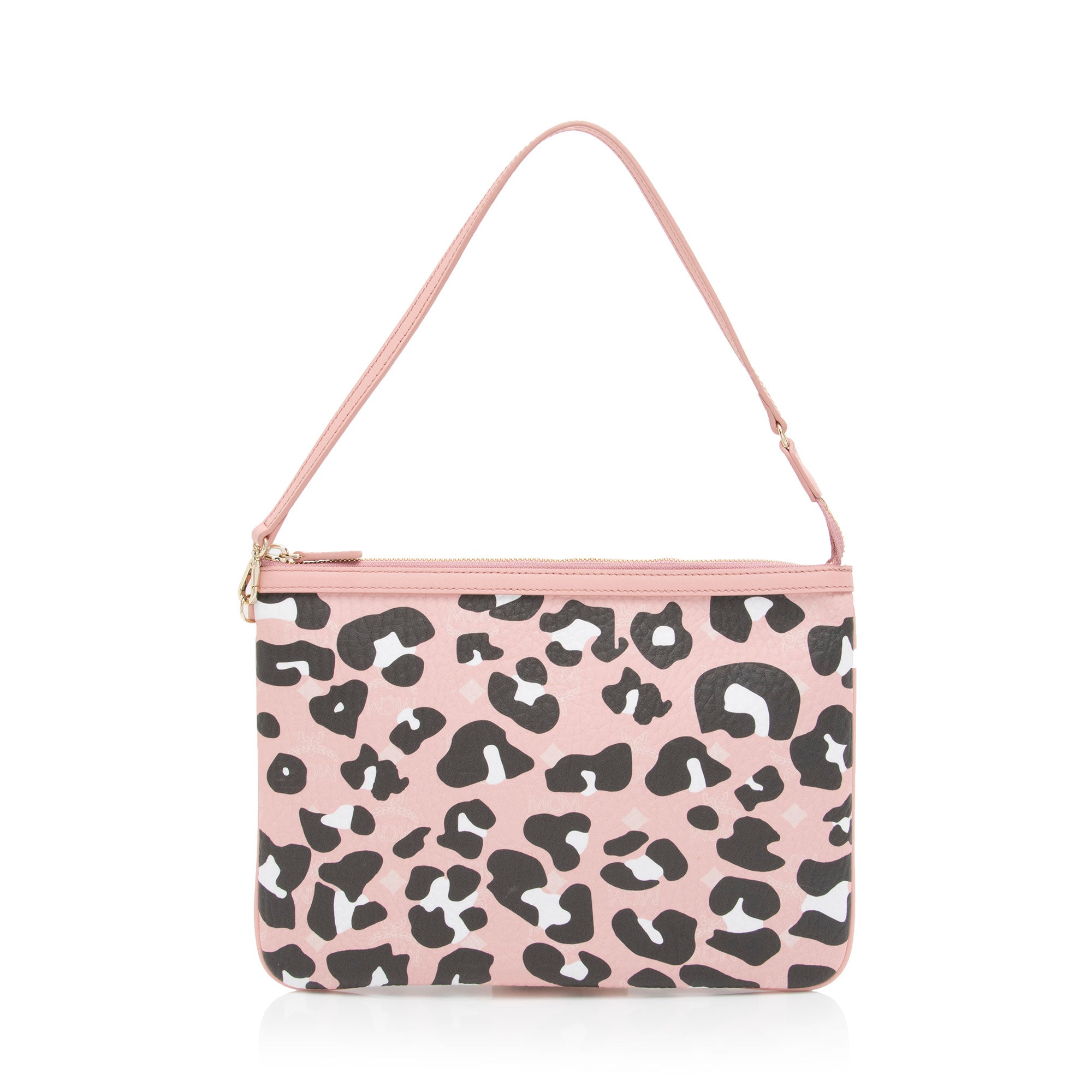 MCM Visetos Leopard Large Pochette (SHF-0JyhPw)