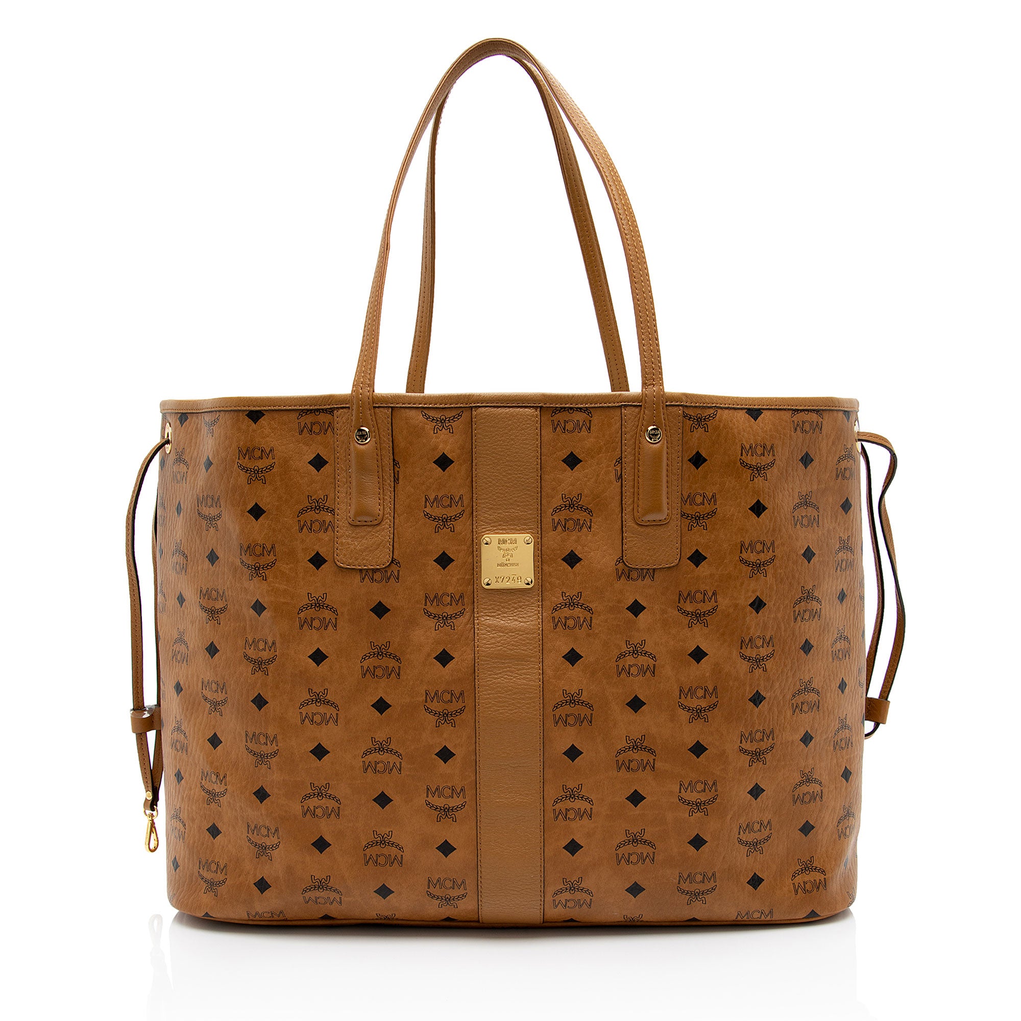 MCM Visetos Liz Reversible Large Shopper Tote (SHF-wkJ61X)