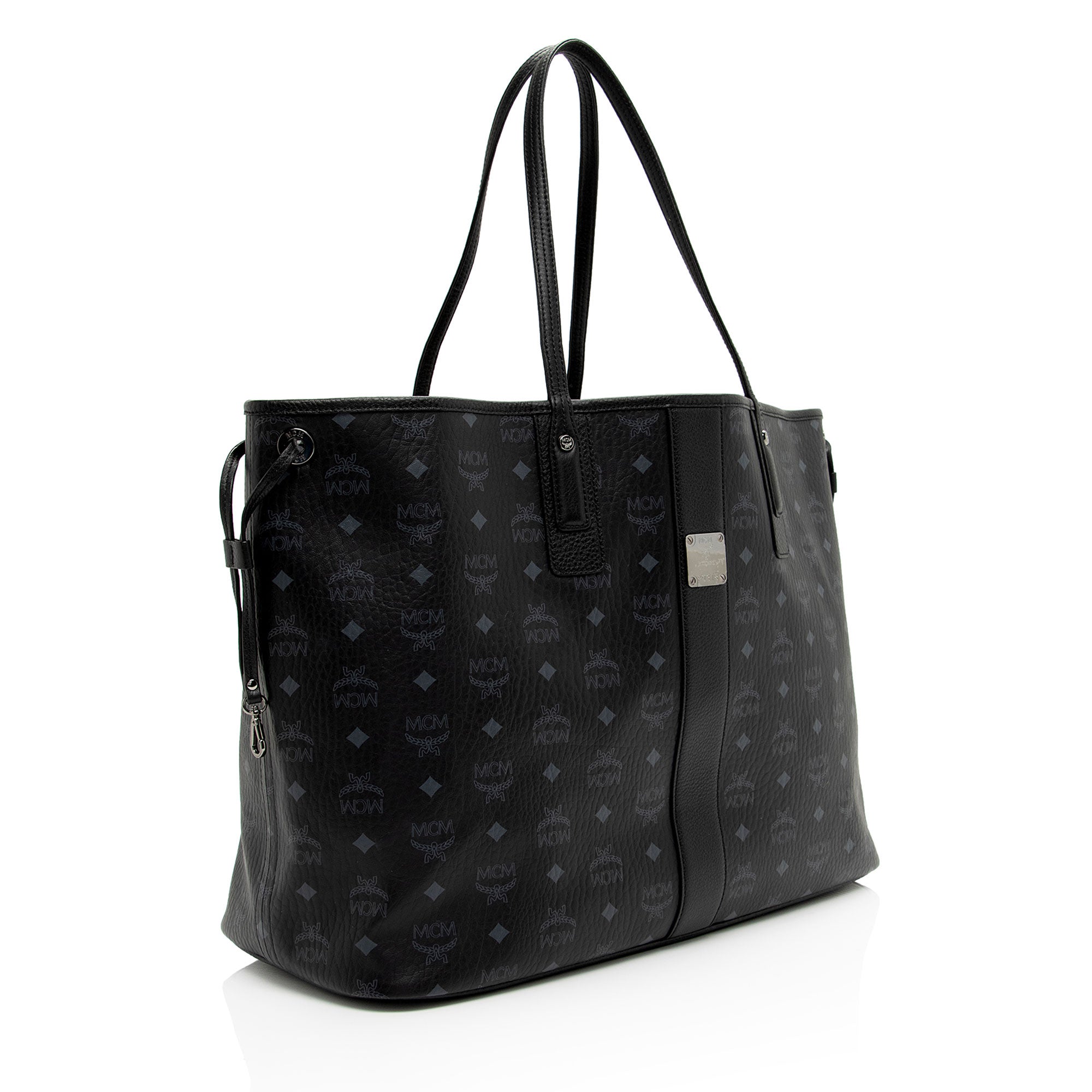 MCM Visetos Liz Reversible Large Shopper Tote (SHF-iXTagW)
