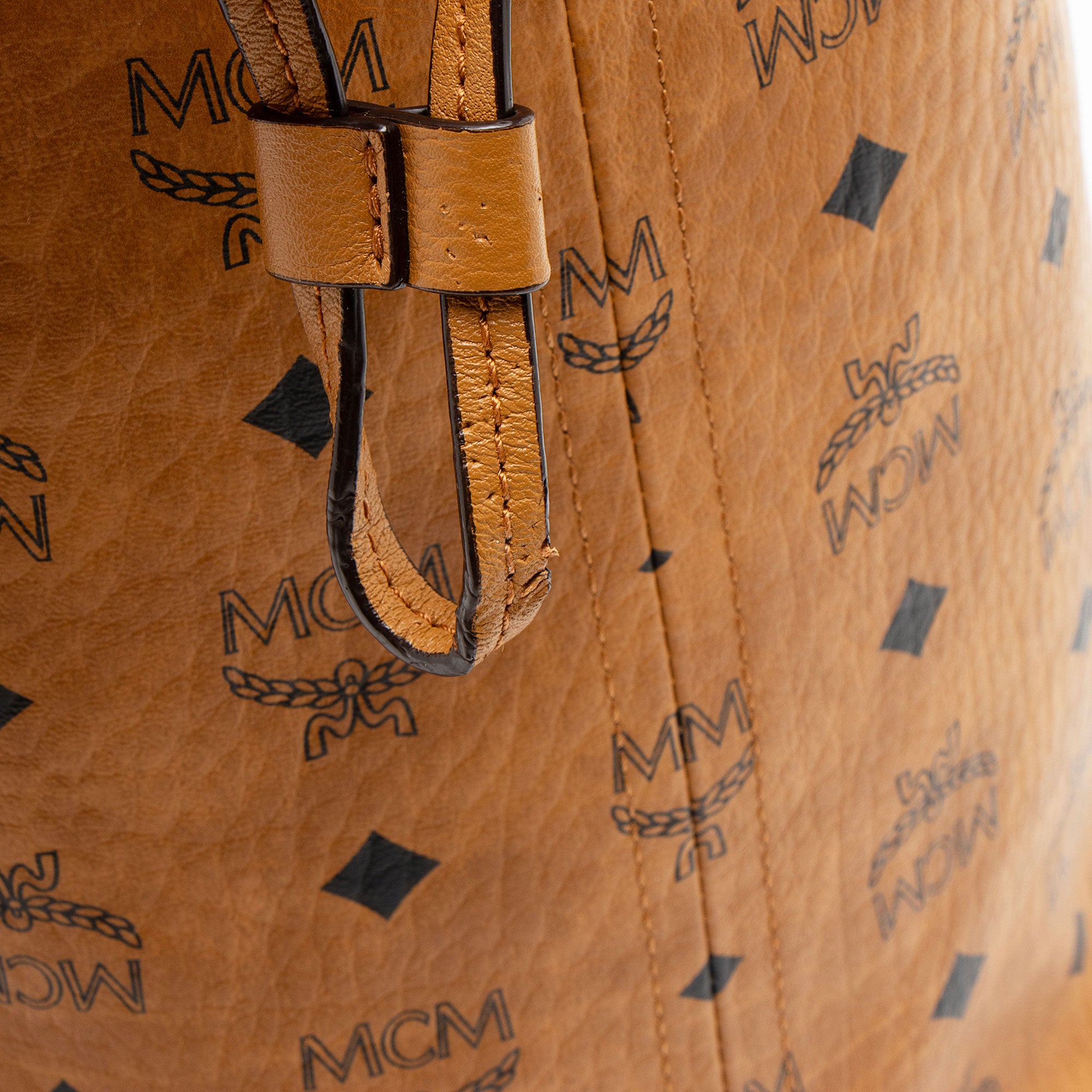 MCM Visetos Liz Reversible Large Shopper Tote