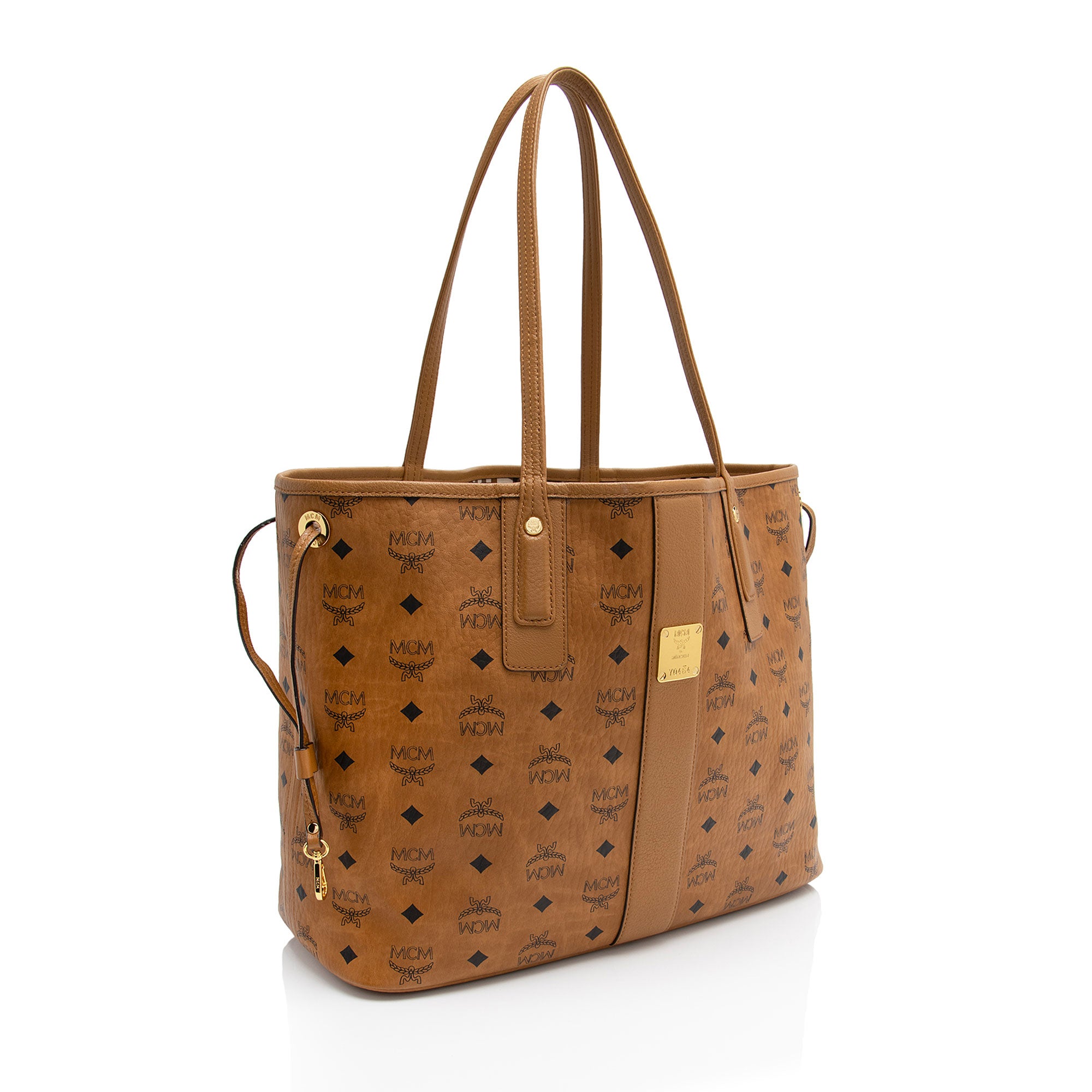 MCM Visetos Liz Reversible Medium Shopper Tote (SHF-IEGHMl)