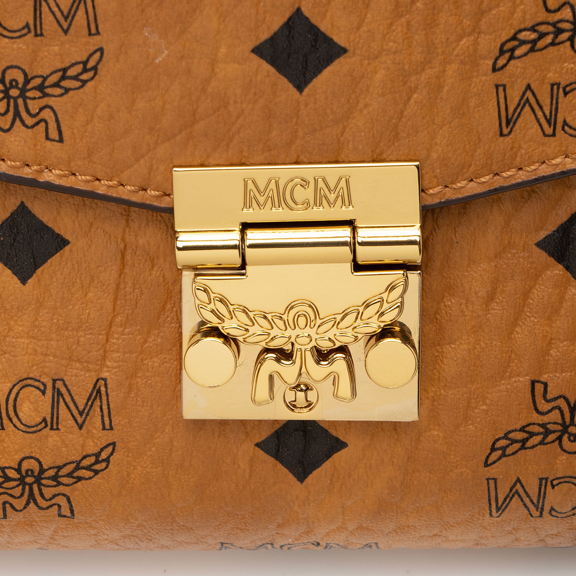 MCM Visetos Millie Medium Crossbody