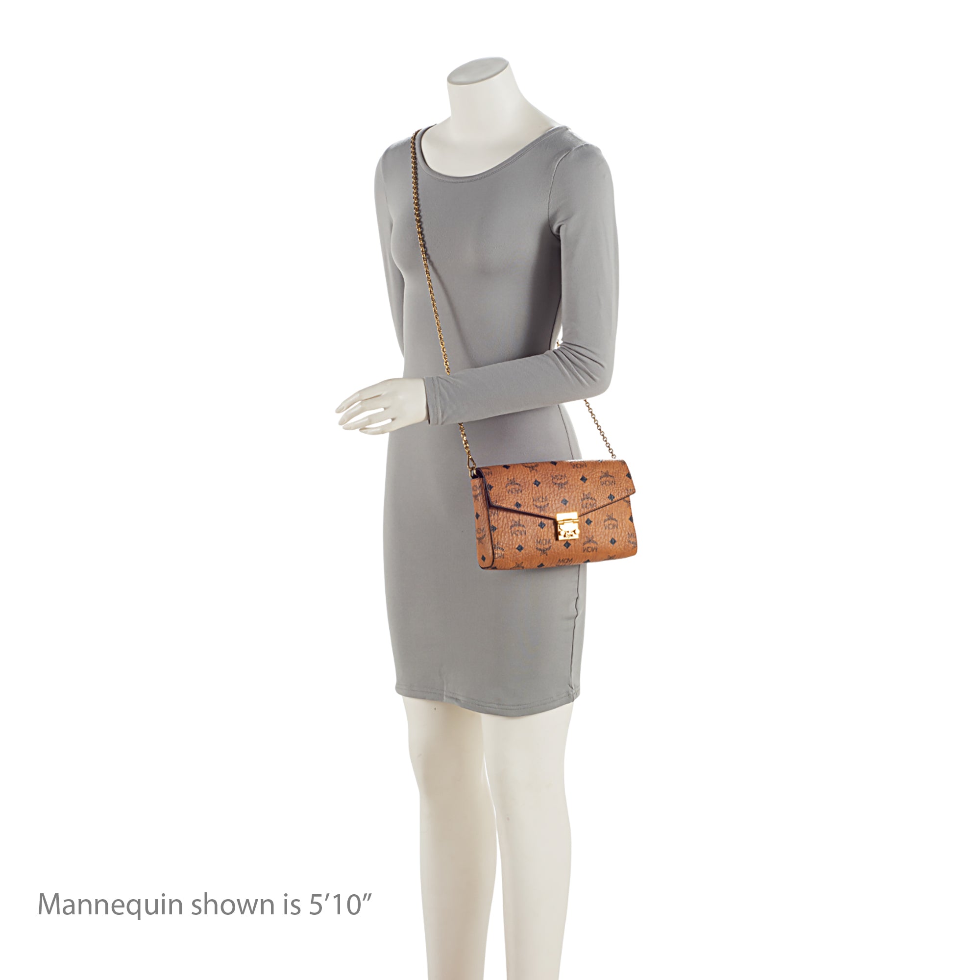 MCM Visetos Millie Medium Crossbody