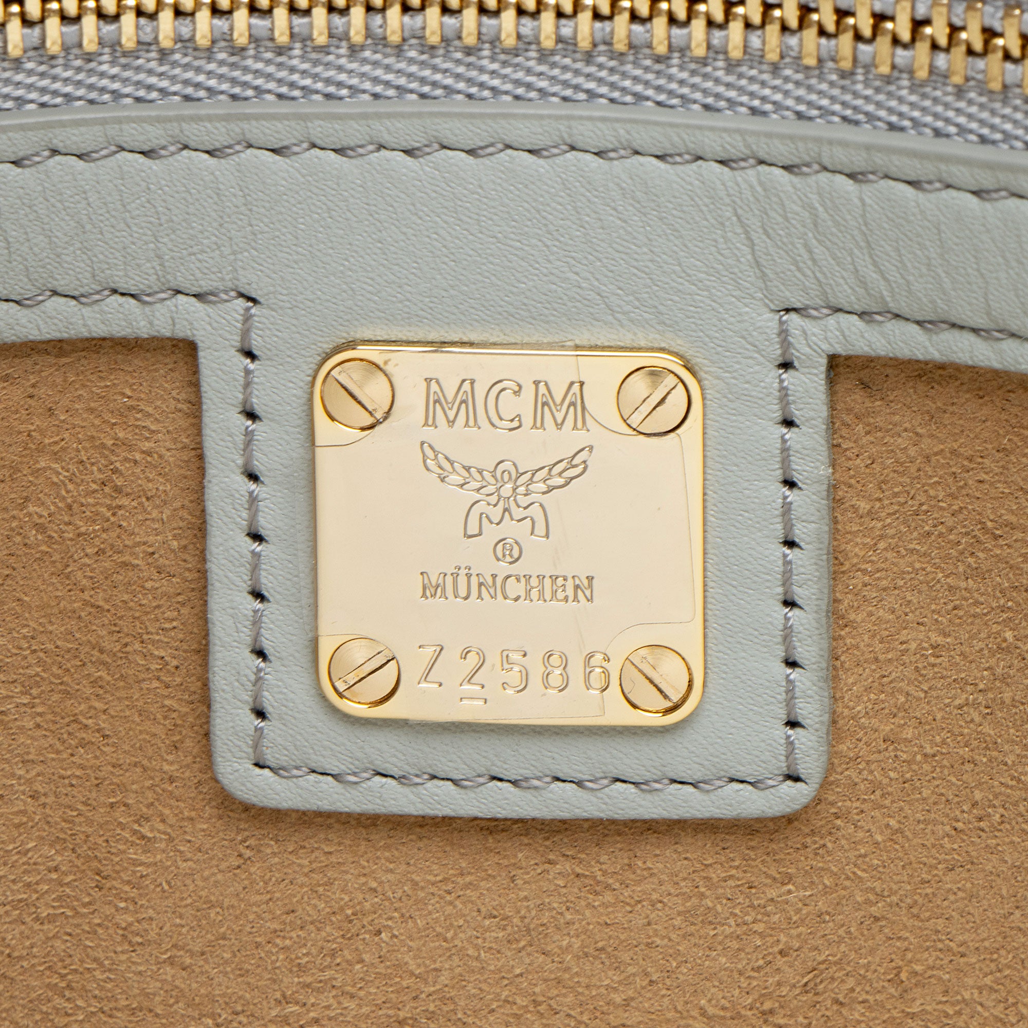 MCM Visetos Munchen Large Tote