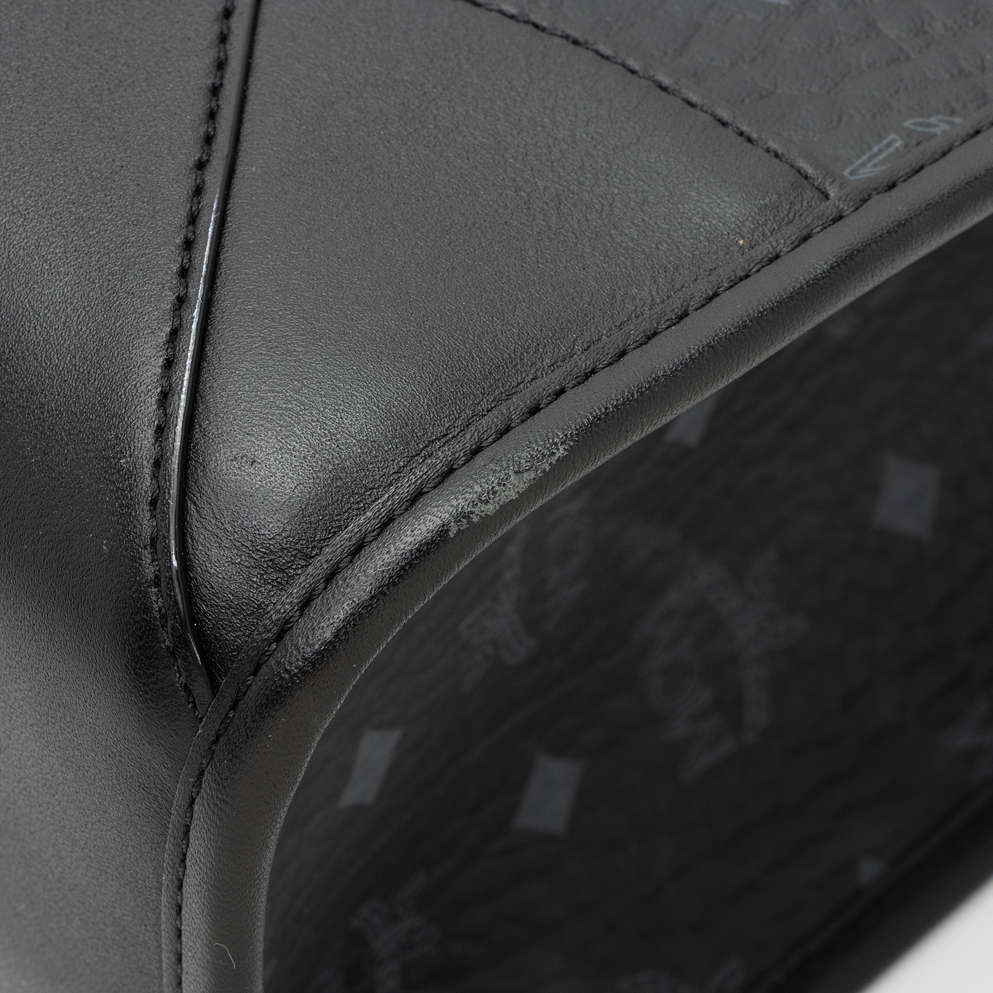 MCM Visetos Munchen Large Tote