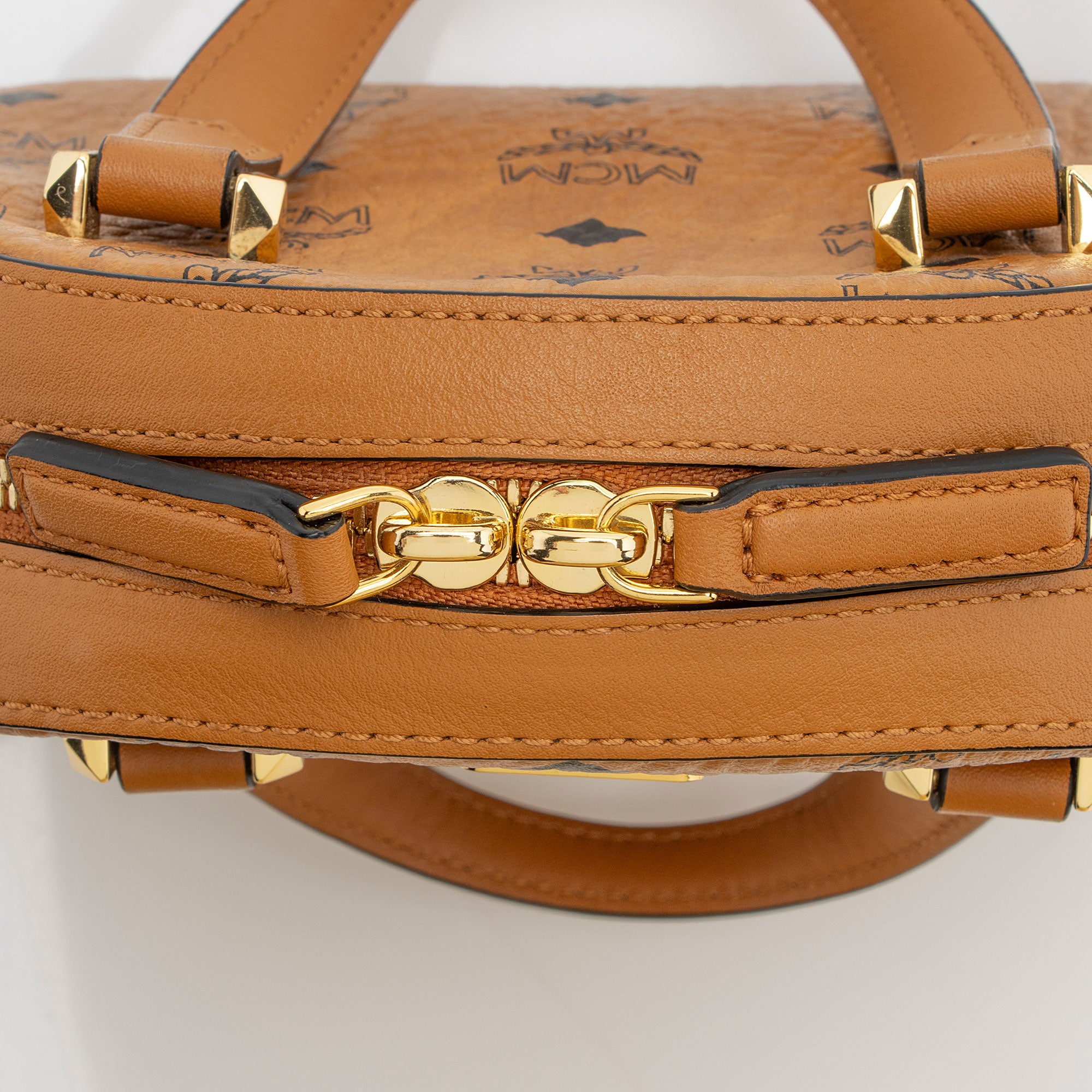 MCM Visetos Original Essential Mini Tote