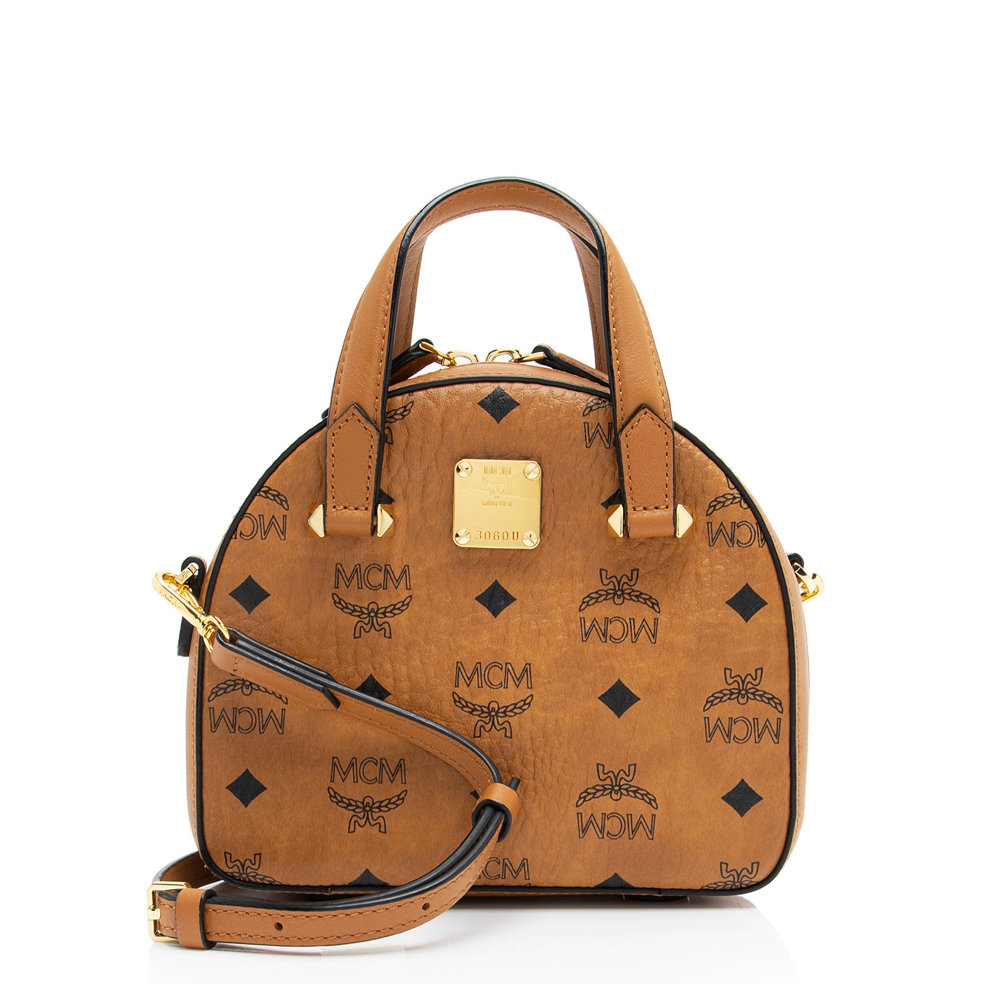 MCM Visetos Original Essential Mini Tote