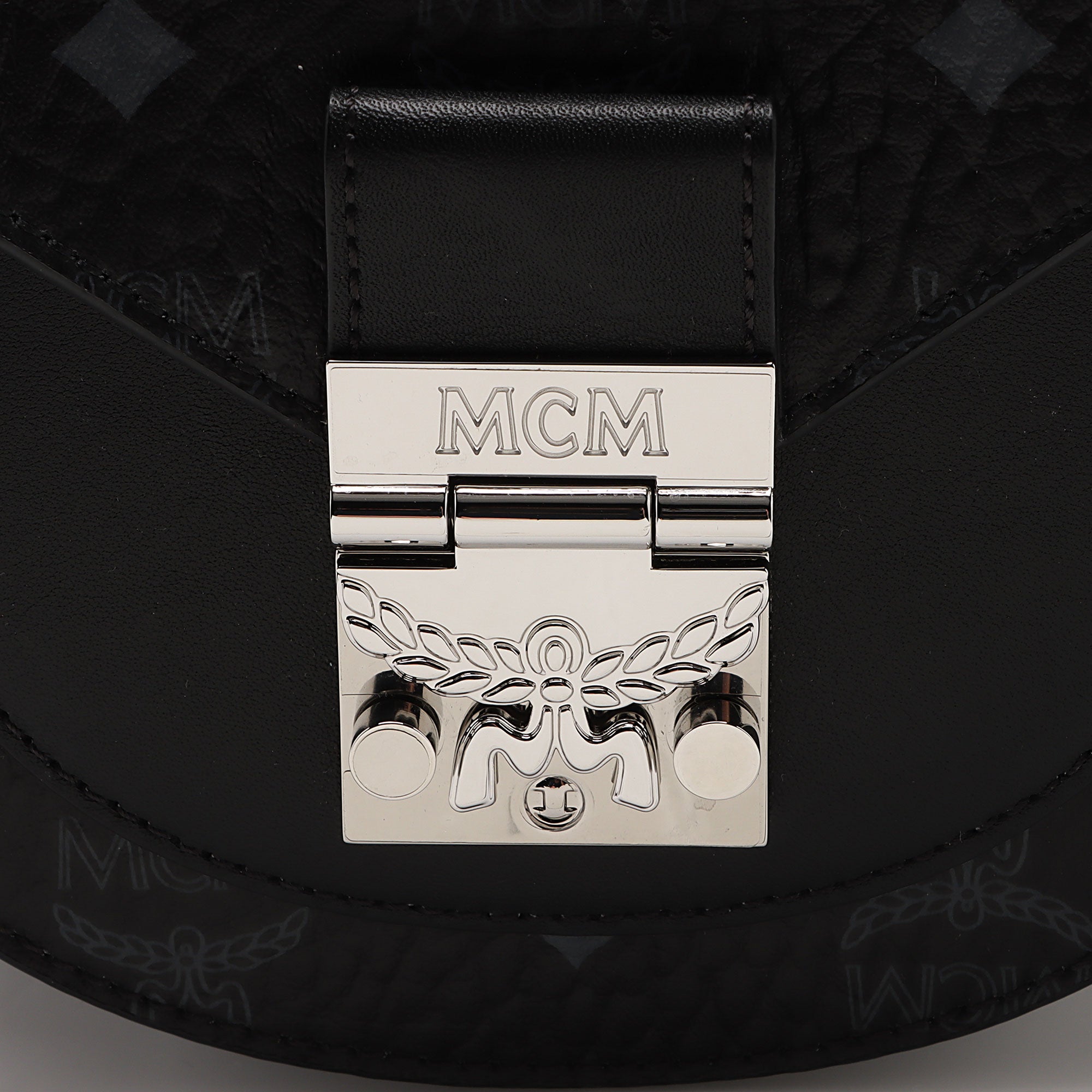 MCM Visetos Patricia Mini Shoulder Bag (SHF-FhQryg)