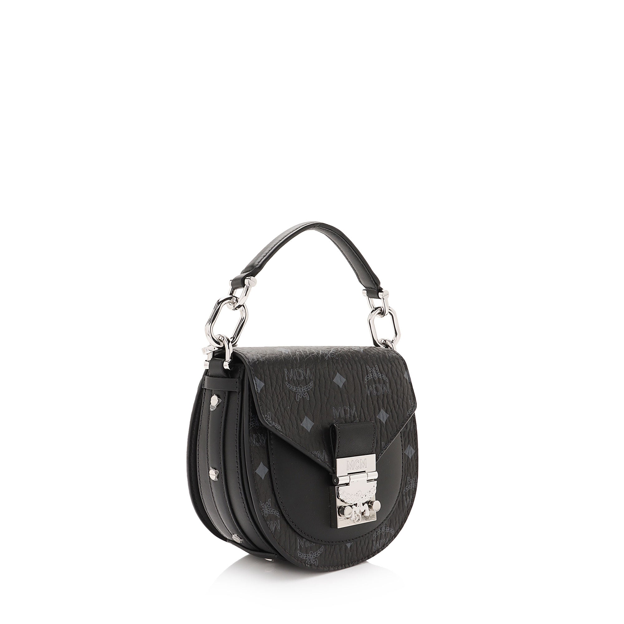 MCM Visetos Patricia Mini Shoulder Bag (SHF-FhQryg)