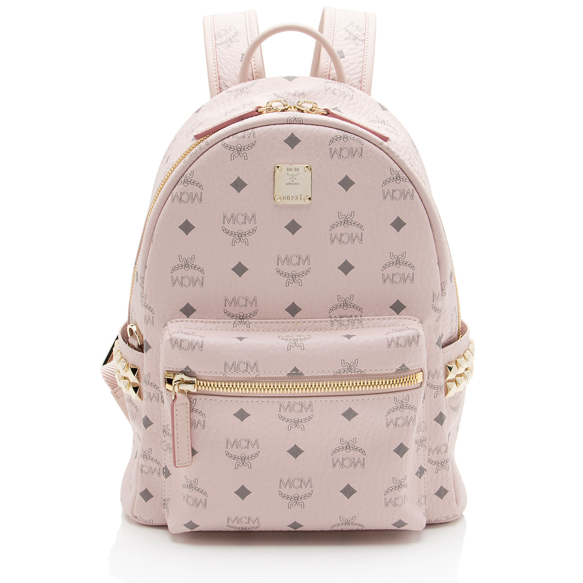 MCM Visetos Side Studs Stark Small Backpack
