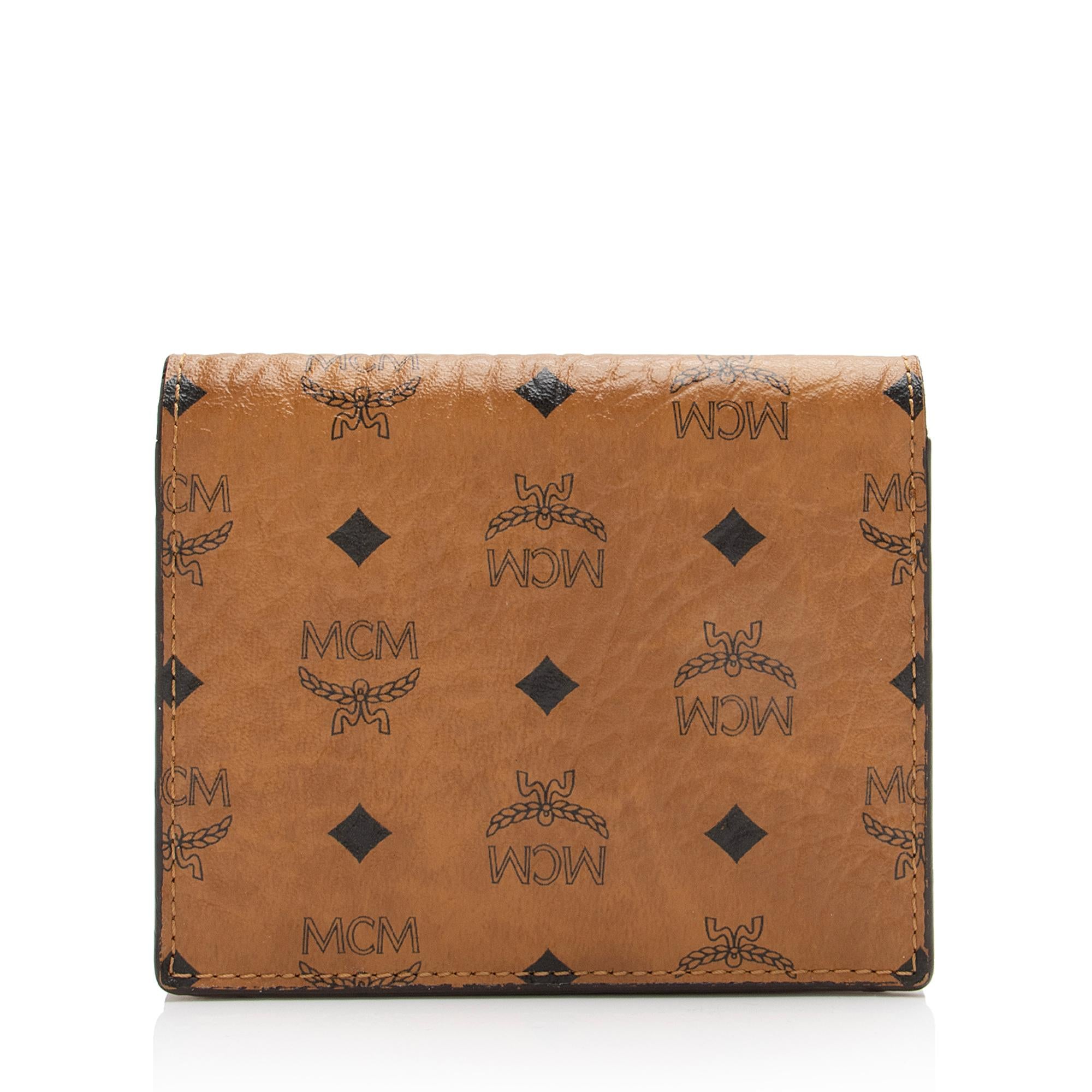 MCM Visetos Small Bi-Fold Wallet (SHF-23117)