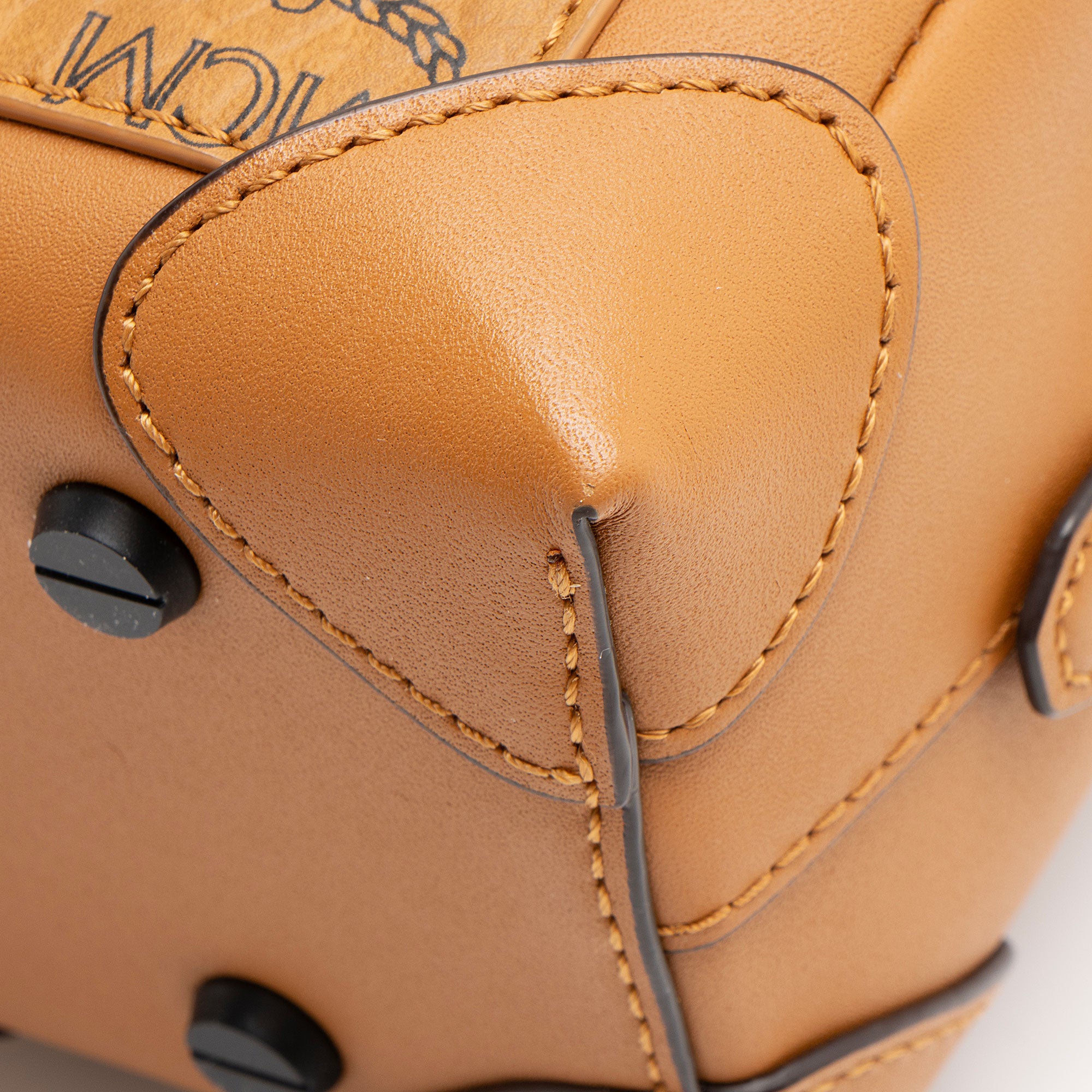 MCM Visetos Soft Berlin Small Satchel