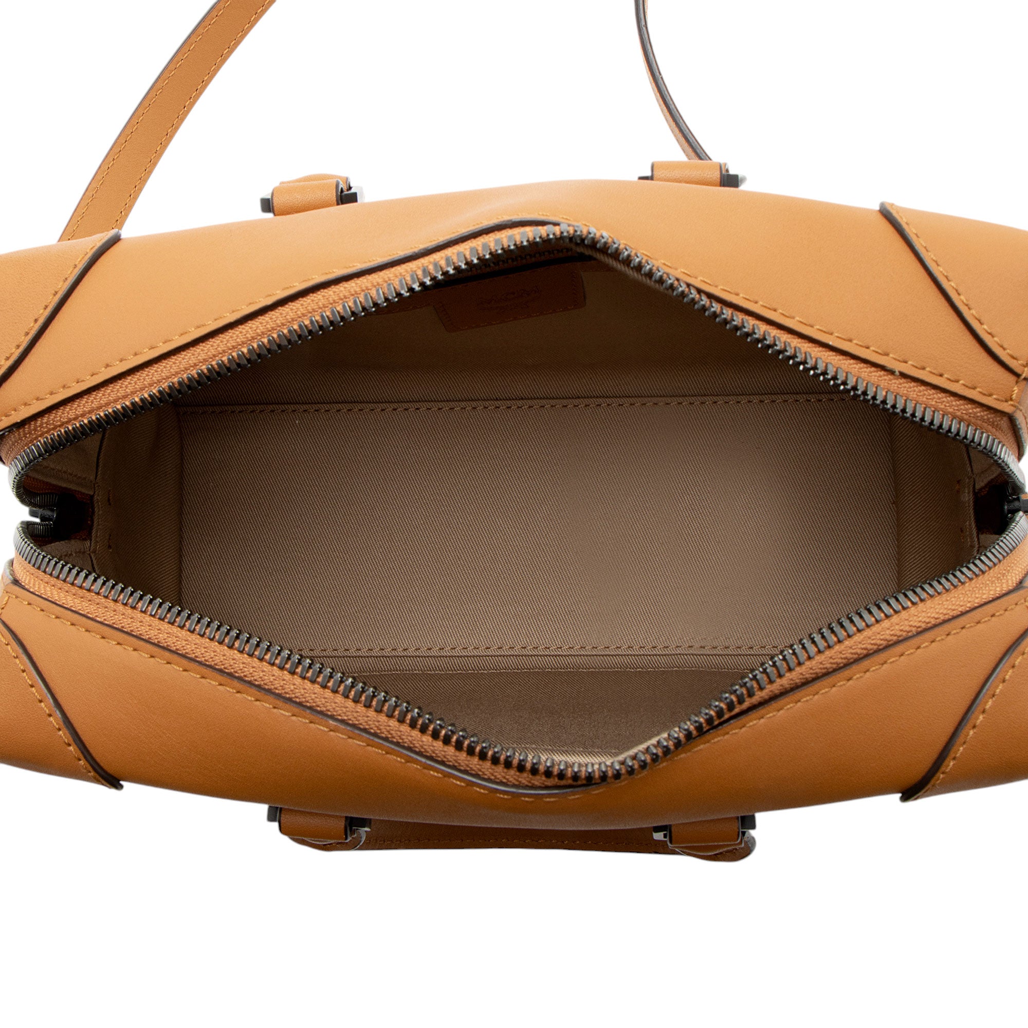 MCM Visetos Soft Berlin Small Satchel