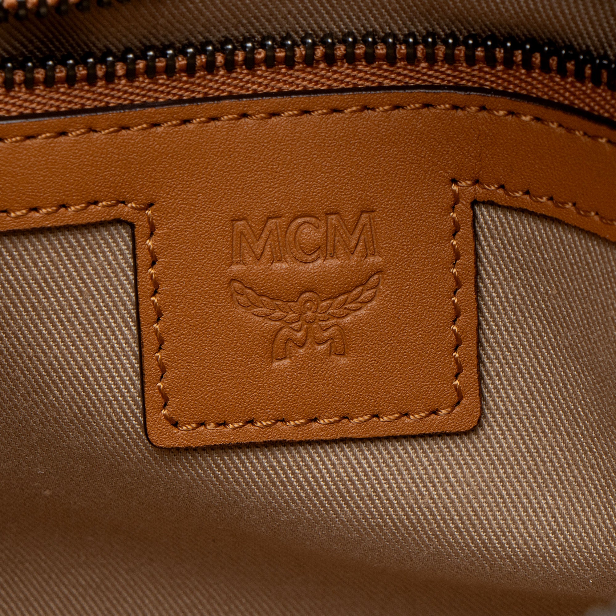 MCM Visetos Soft Berlin Small Satchel