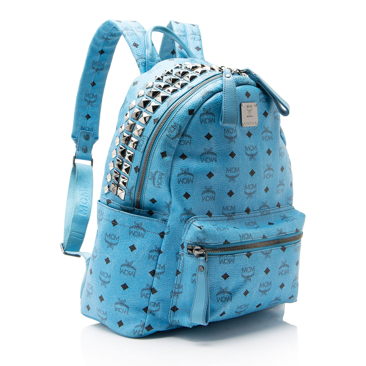 MCM Visetos Stark Crown Large Backpack
