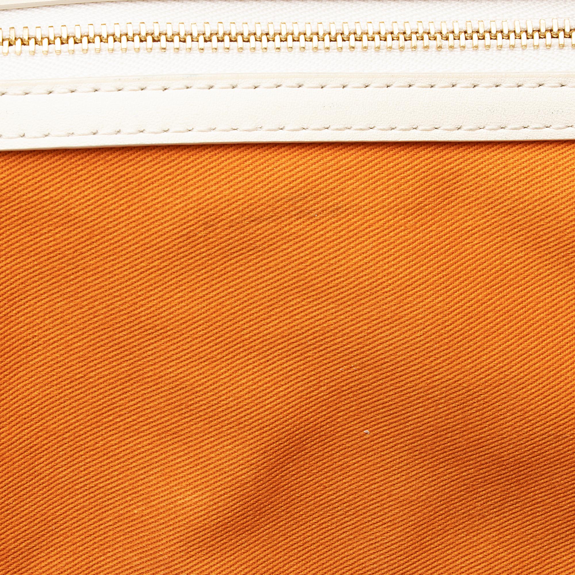 MCM Visetos Yris Large Zip Shopper Tote