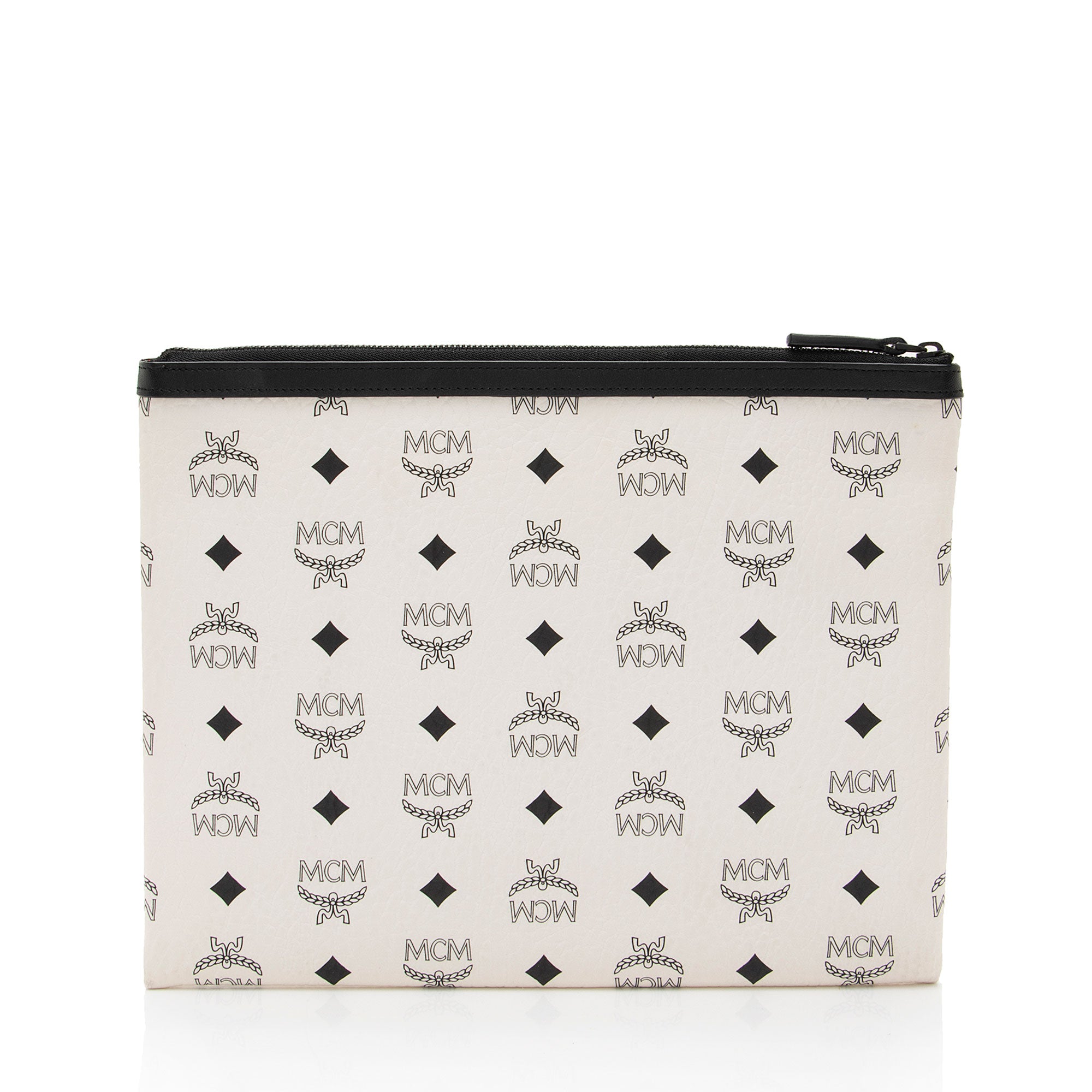 MCM x Vogue Visetos Korea Zip Pouch