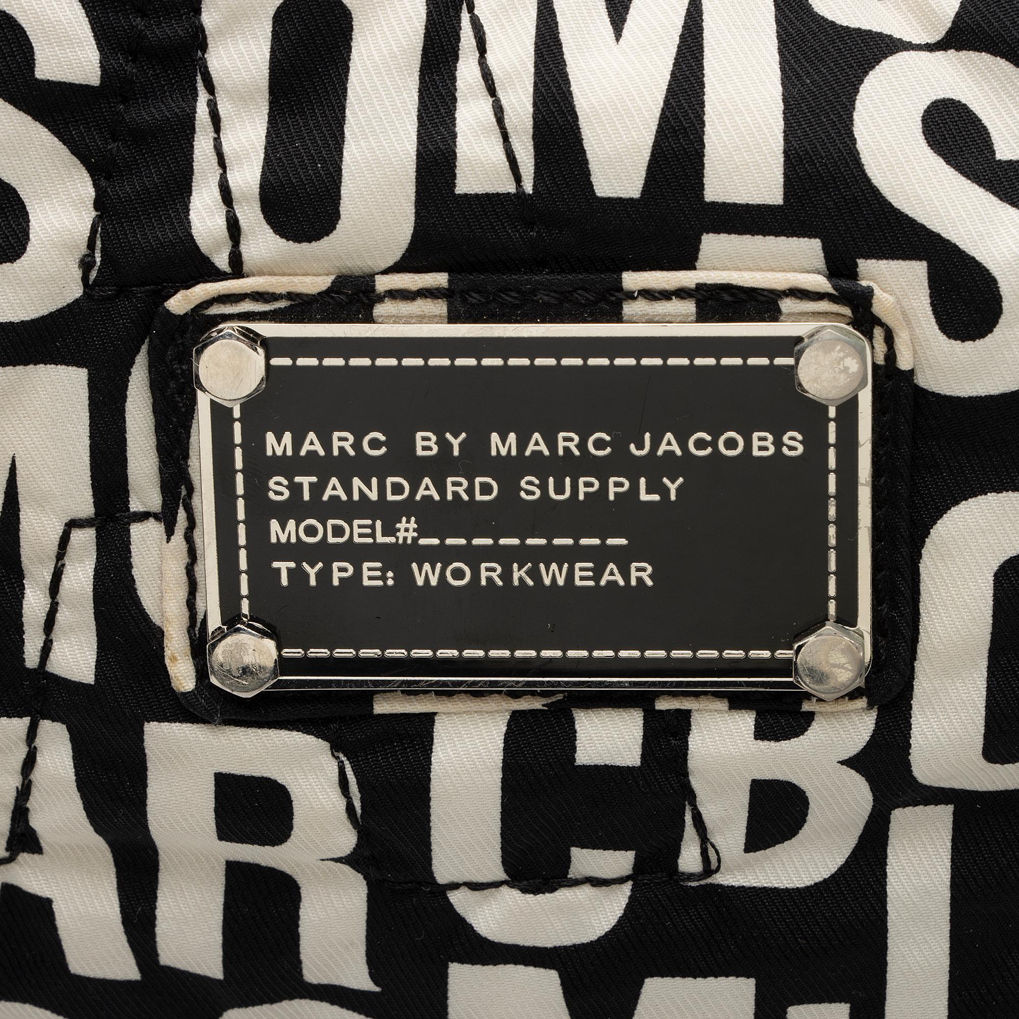 Marc By Marc Jacobs Quilted Nylon Logo Tote (SHF-QDW7AZ)