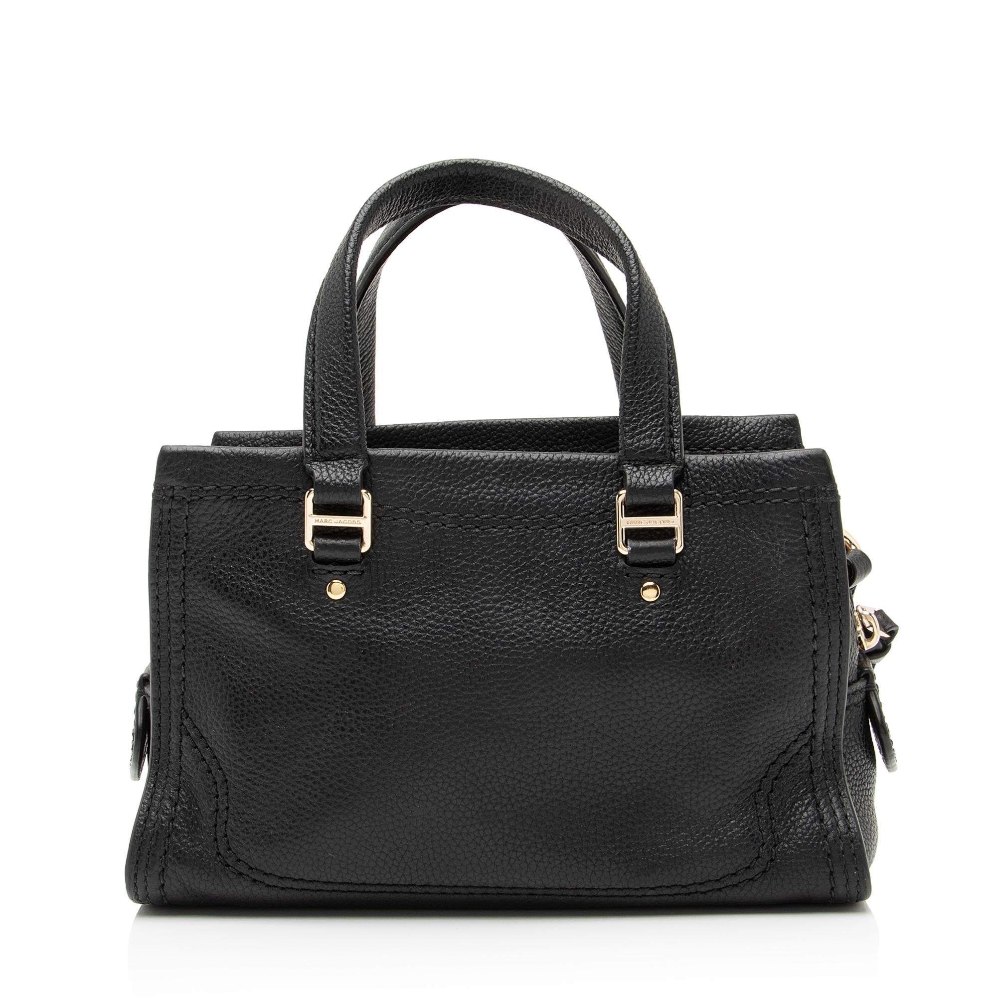 Marc Jacobs Calfskin Cruiser Convertible Mini Satchel (SHF-23895)