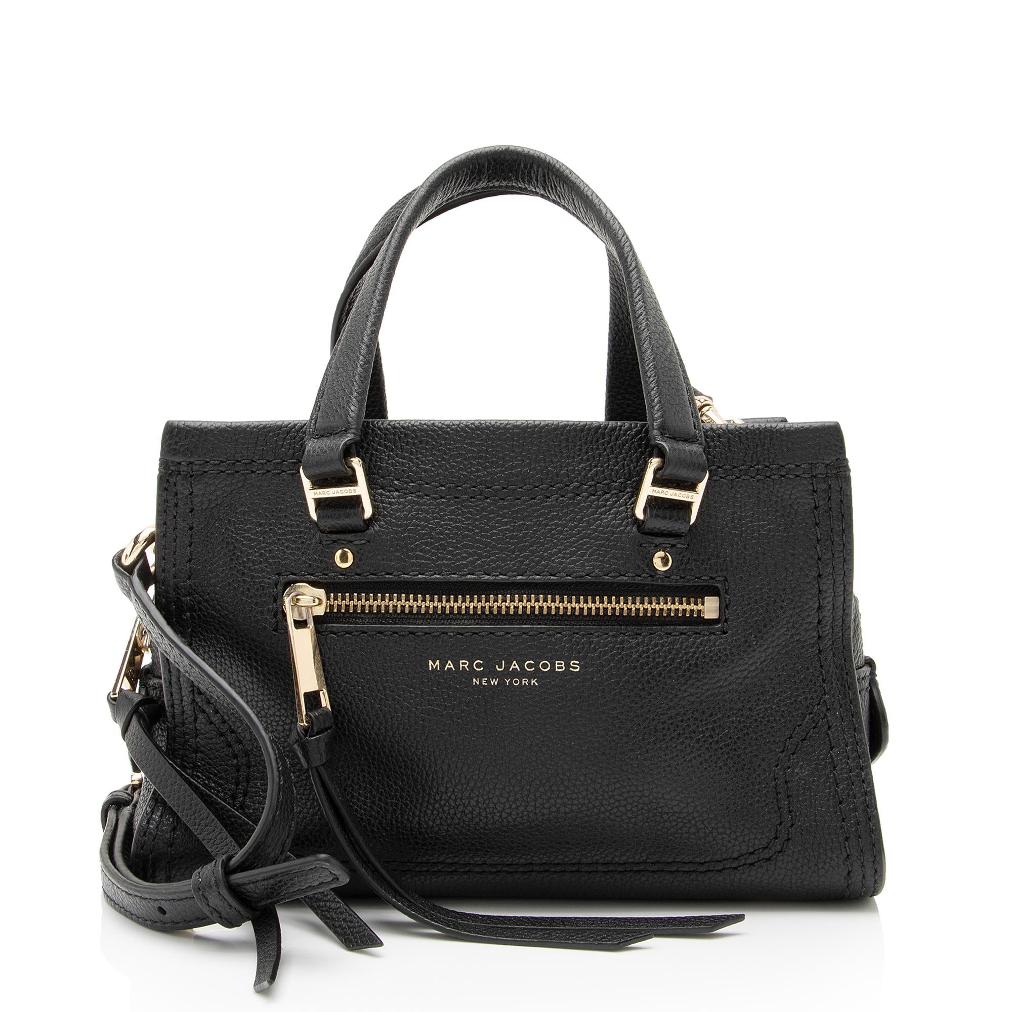 Marc Jacobs Calfskin Cruiser Convertible Mini Satchel (SHF-23895)