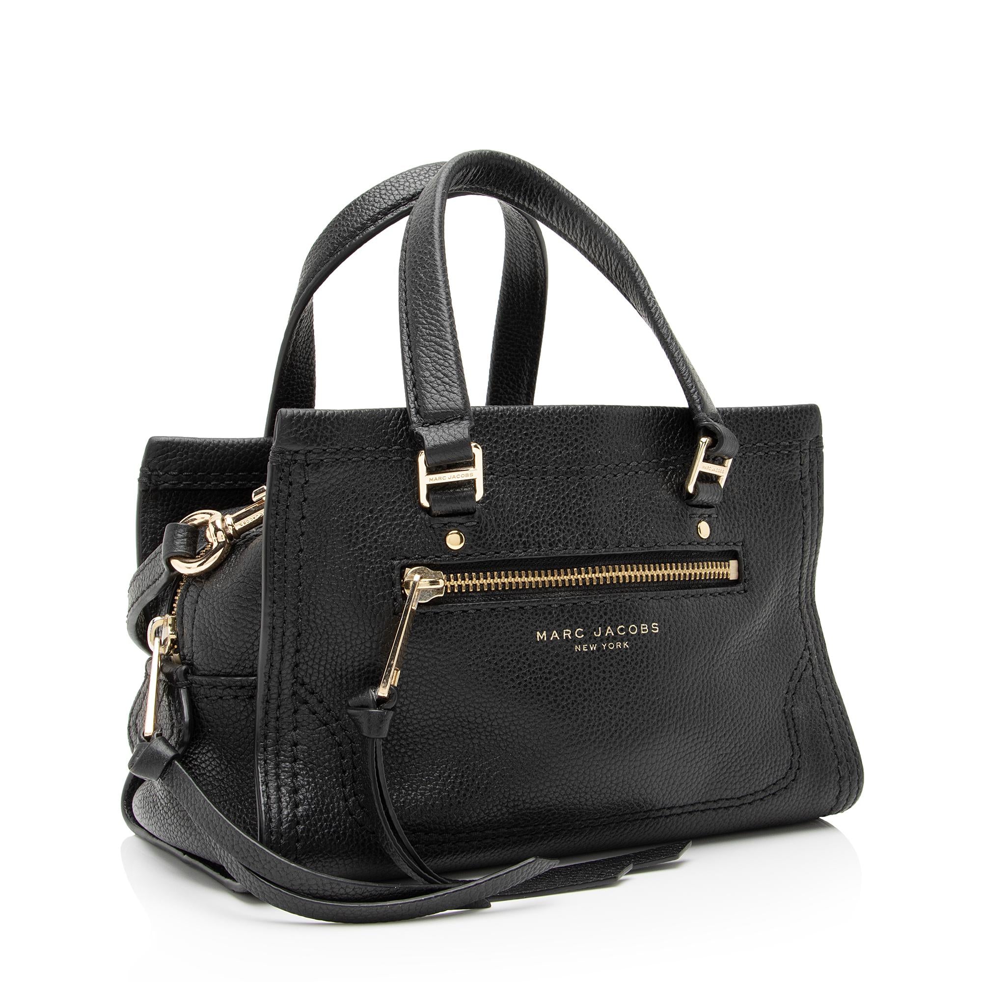 Marc Jacobs Calfskin Cruiser Convertible Mini Satchel (SHF-23895)