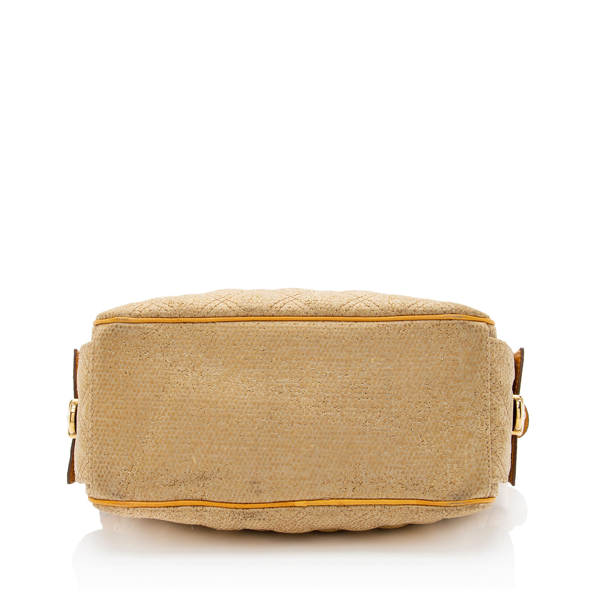 Marc Jacobs Coated Canvas Ostrich Stam Hobo