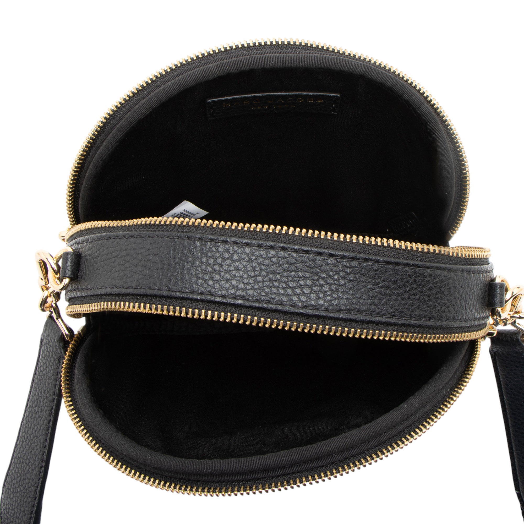 Marc Jacobs Leather Rewind Round Crossbody (SHF-CFaSaO)