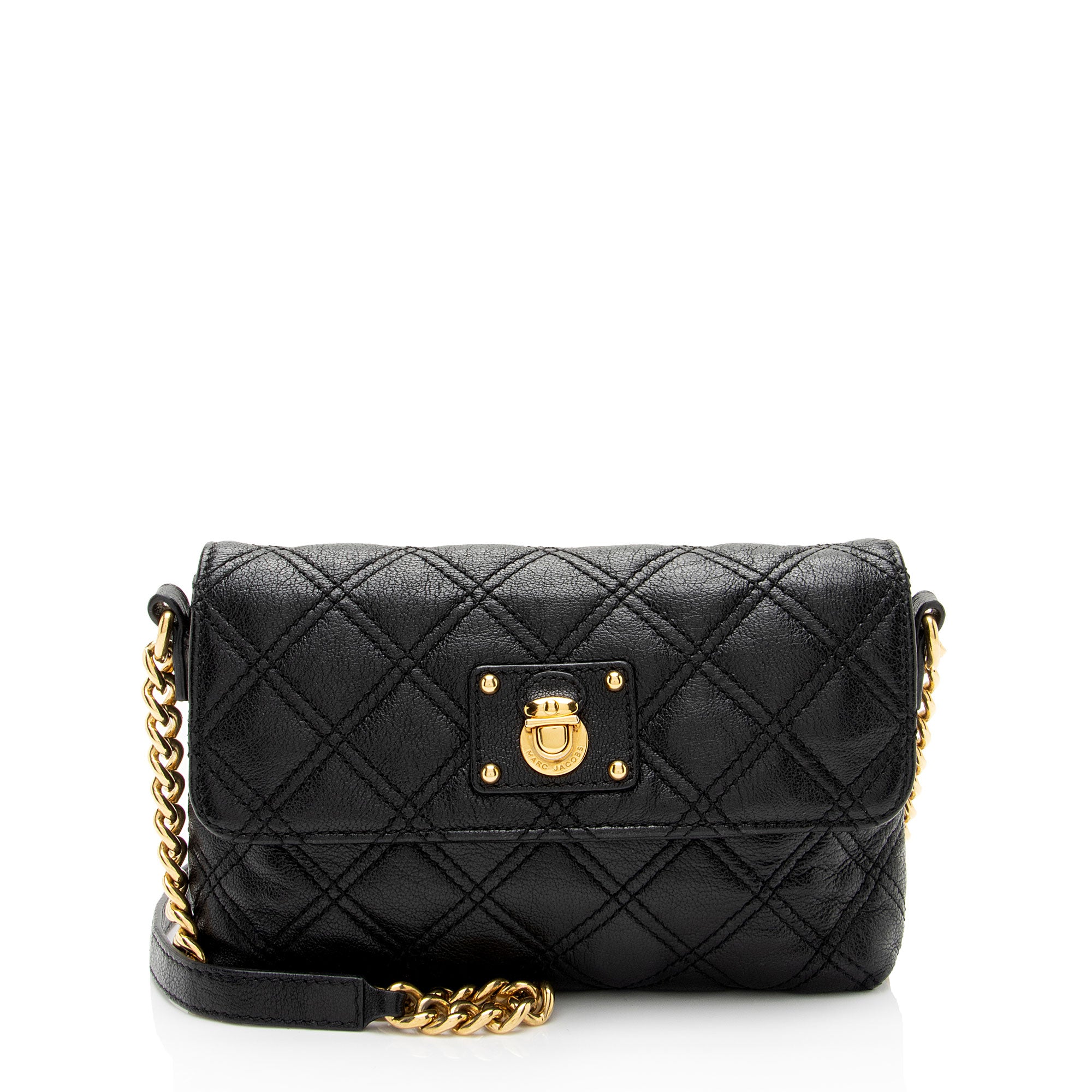 Marc Jacobs Leather Single Small Shoulder Bag (SHF-PXVAvf)