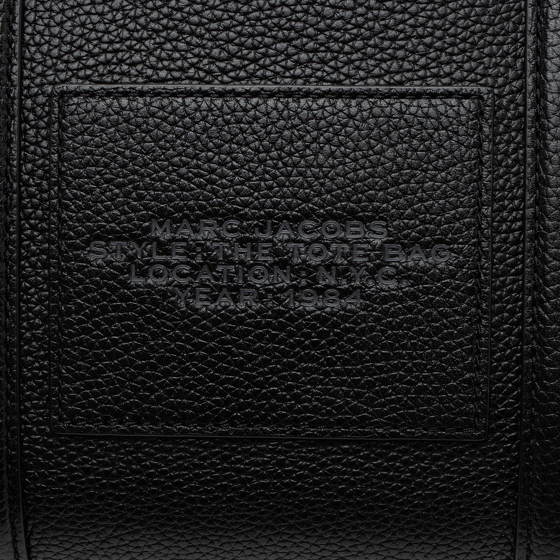 Marc Jacobs Leather The Tote Medium Bag