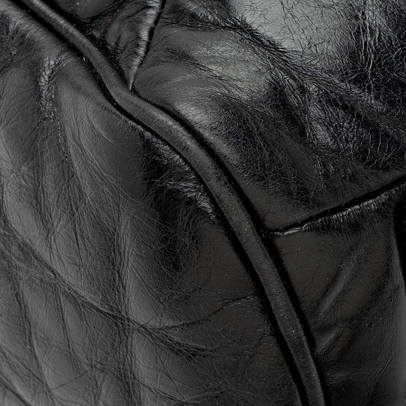 Marc Jacobs Patchwork Leather Stam Satchel (SHF-T9S0Rg)