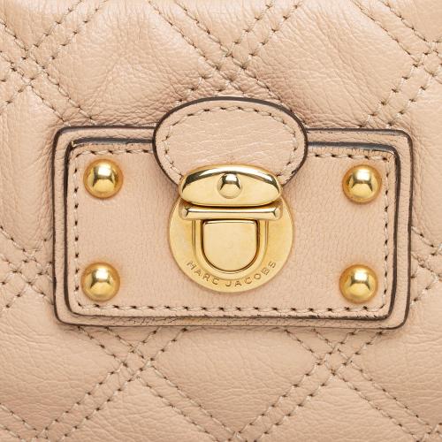 Marc Jacobs Quilted Lambskin Karlie Large Dome Satchel (SHF-lGhSju)