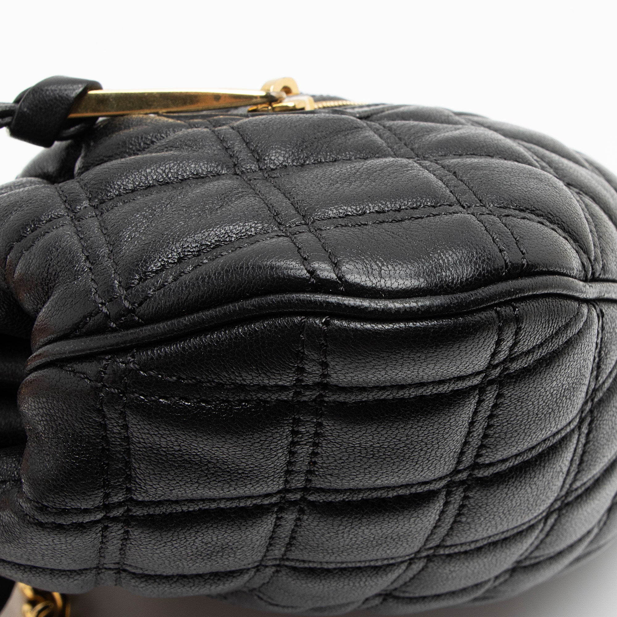 Marc Jacobs Quilted Lambskin Little Stam Satchel (SHF-8gFoL5)