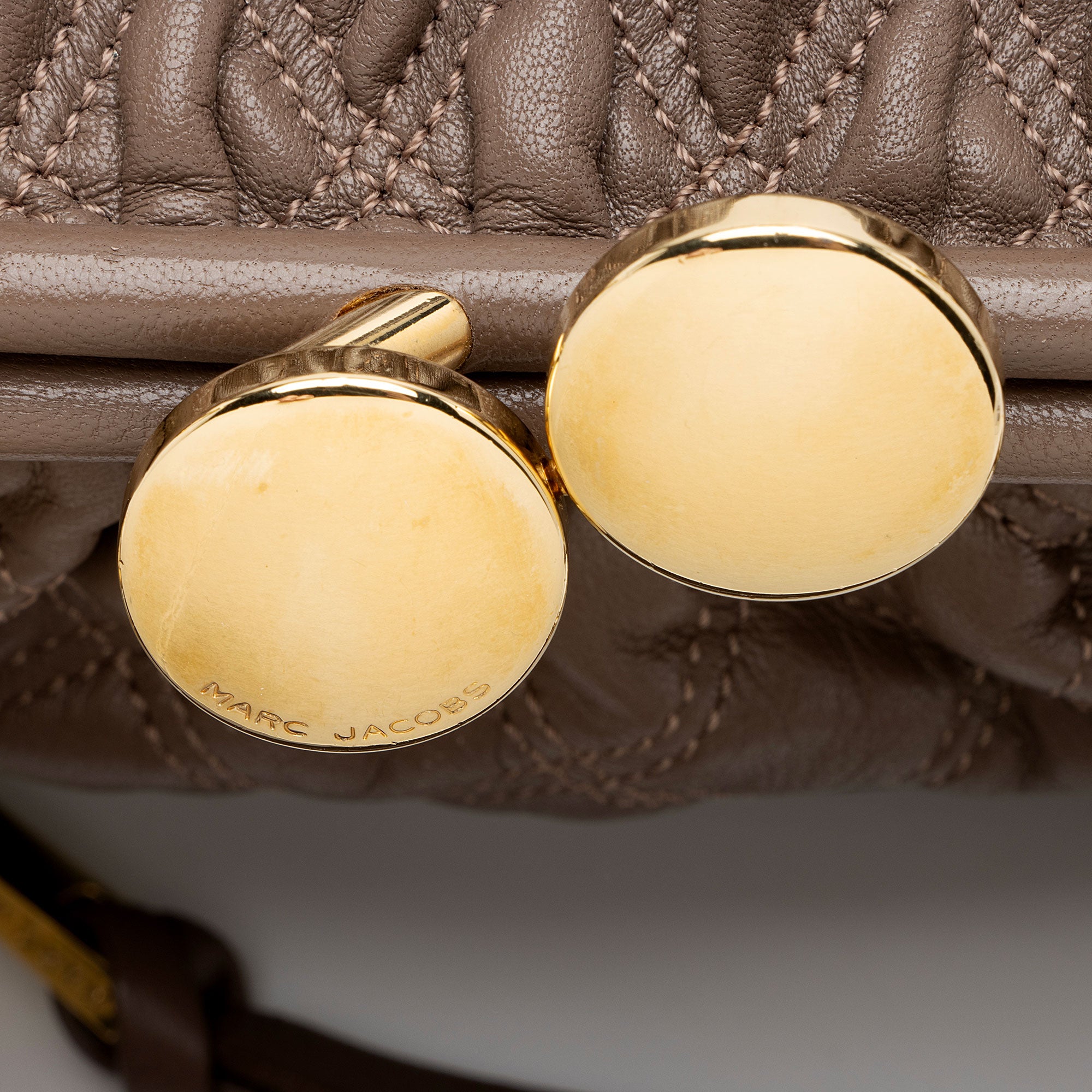 Marc Jacobs Quilted Lambskin Stam Satchel
