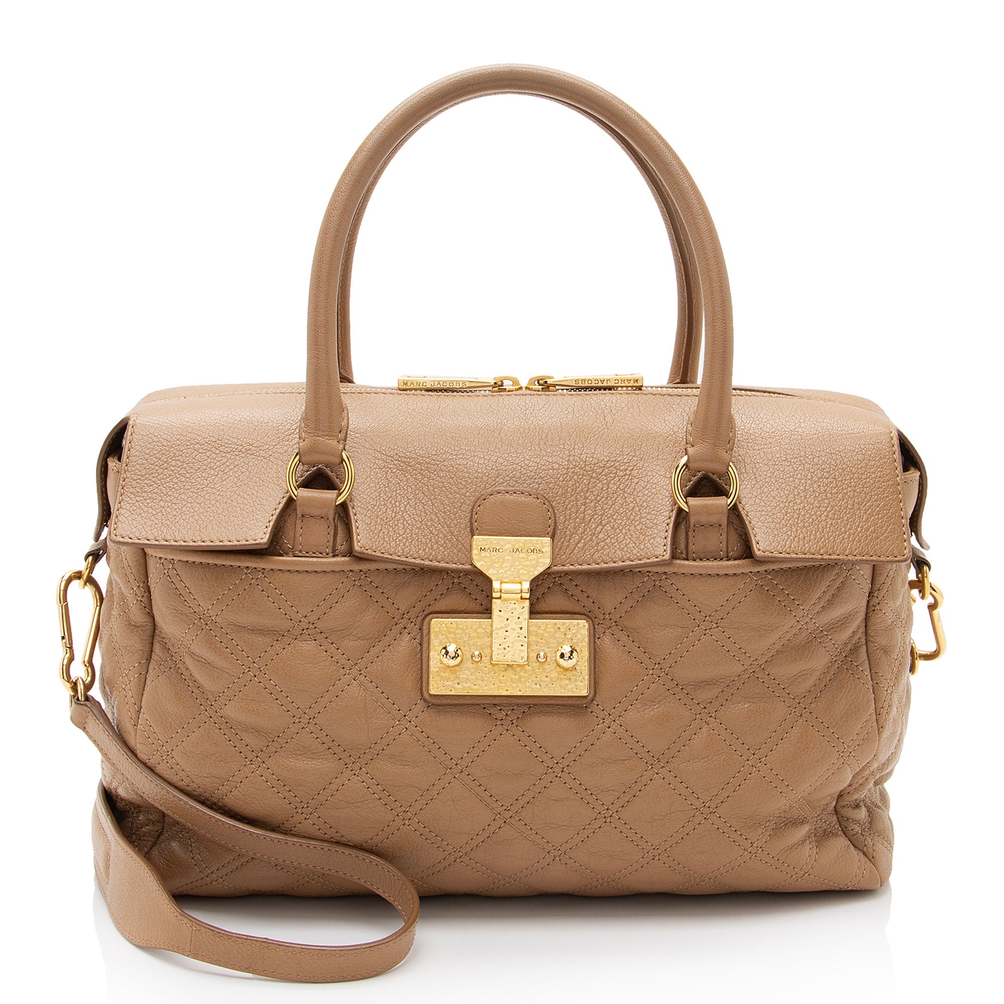 Marc Jacobs Quilted Leather Rudy Satchel (SHF-hVnVQE)