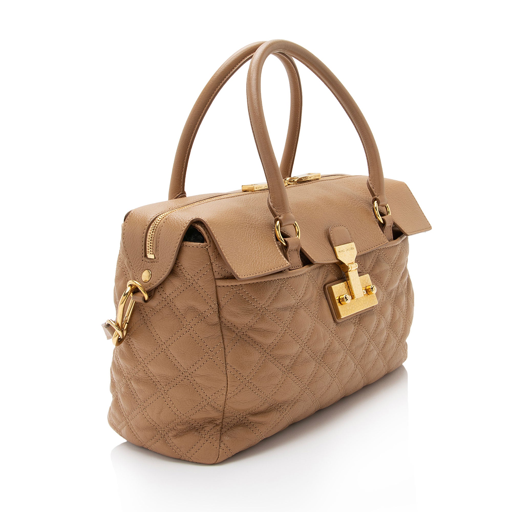 Marc Jacobs Quilted Leather Rudy Satchel (SHF-hVnVQE)