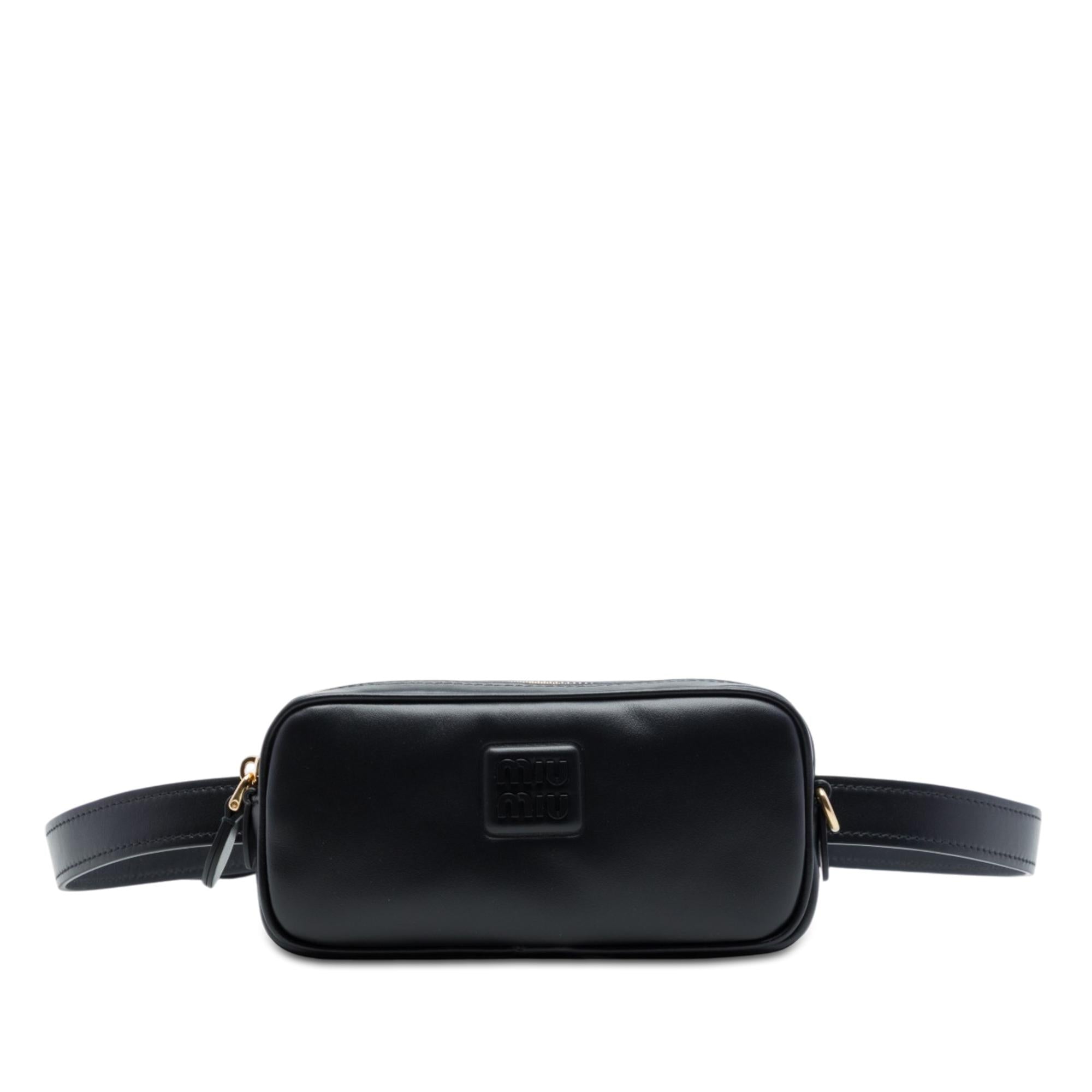 Miu Miu Calfskin Softy Beau Belt Bag