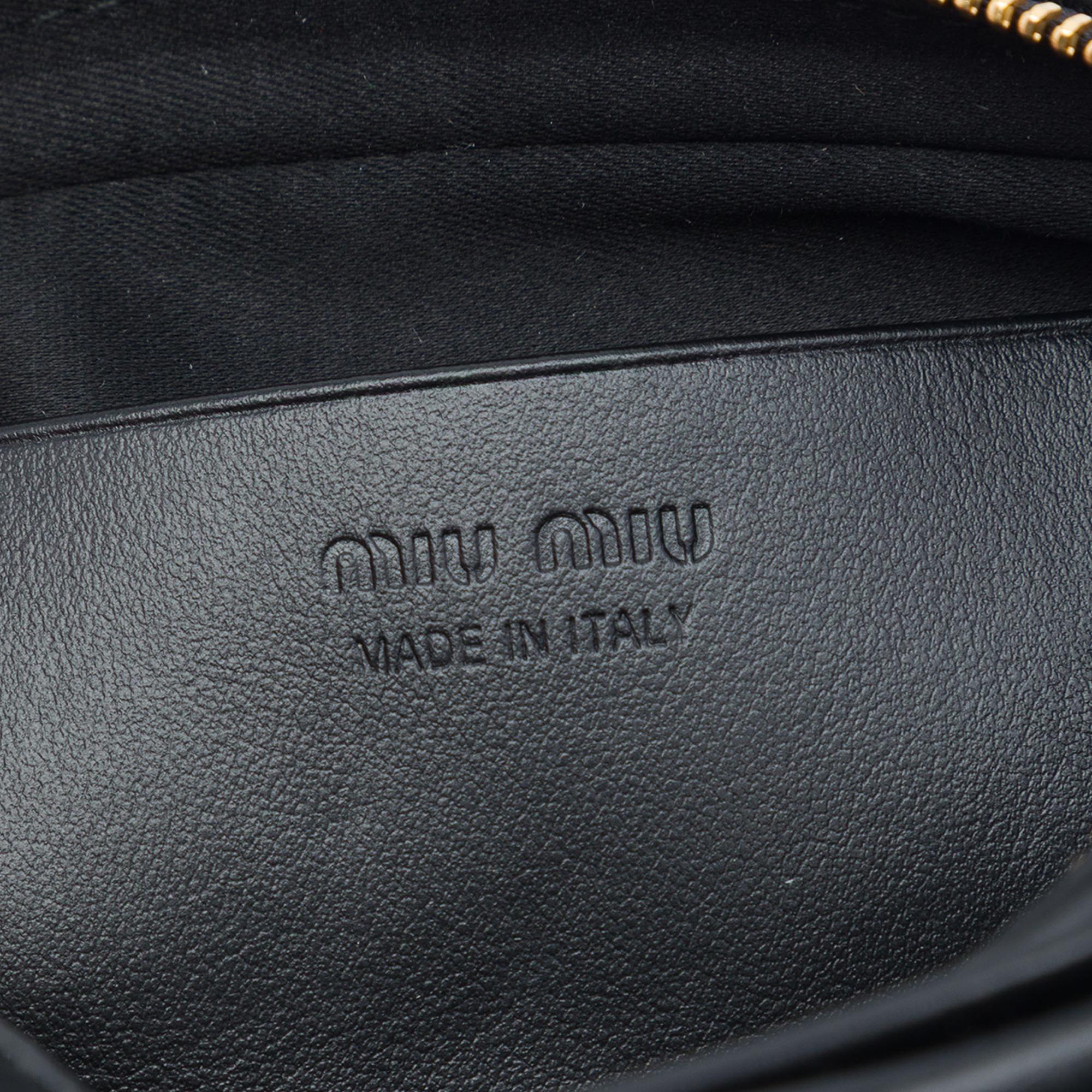 Miu Miu Calfskin Softy Beau Belt Bag