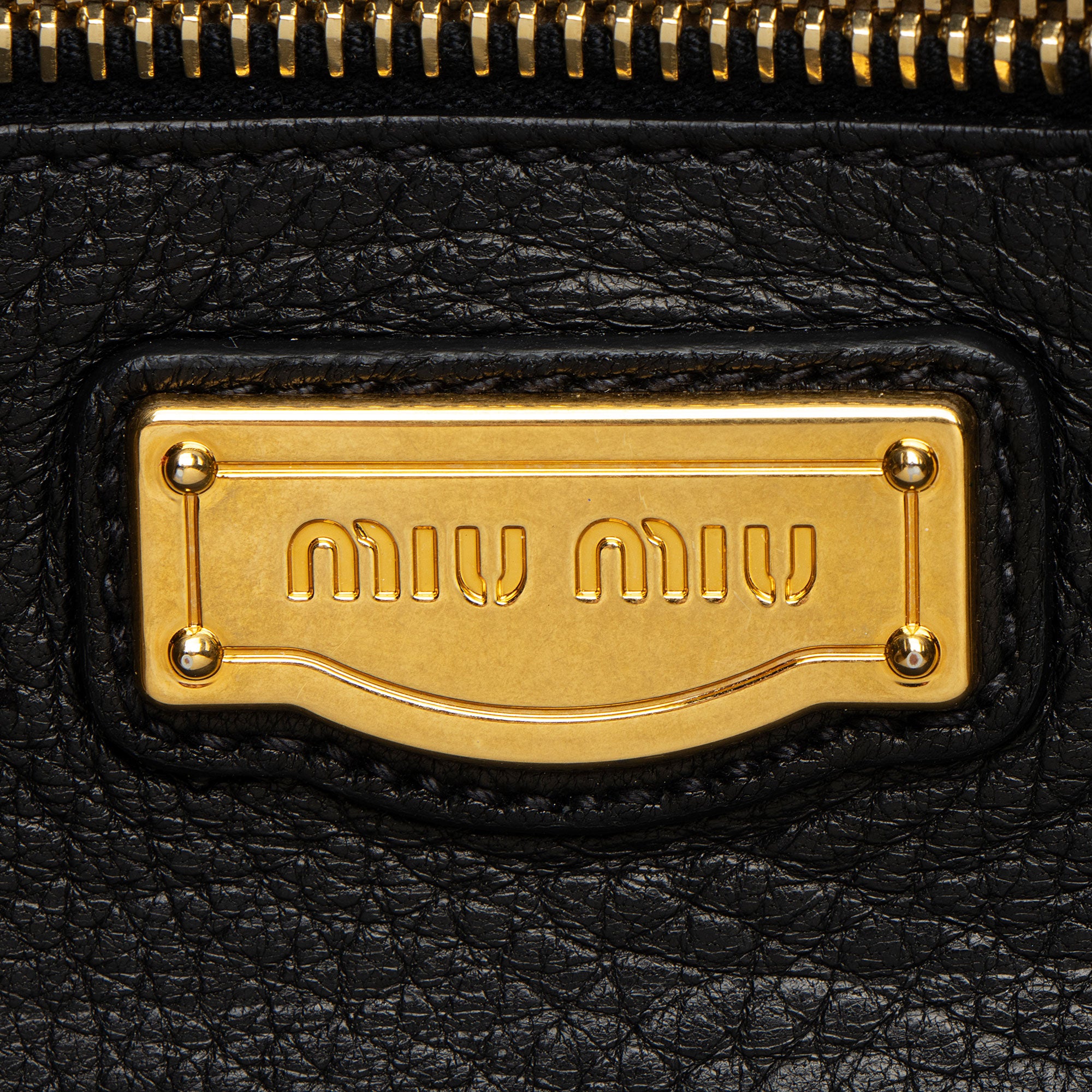 Miu Miu Cervo Turn Lock Flap Top Handle (SHF-l9fCUH)