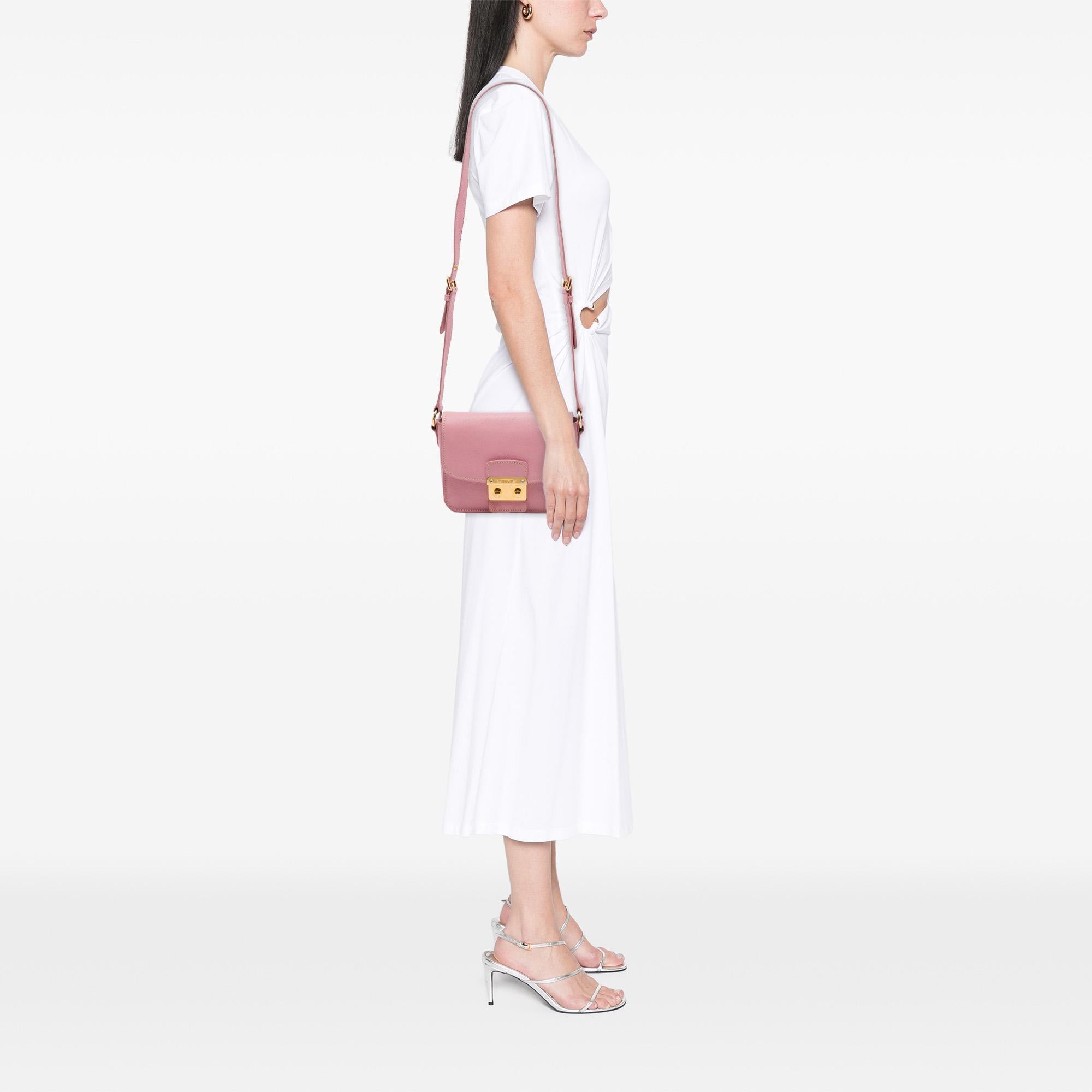 Miu Miu Goatskin Madras Crossbody