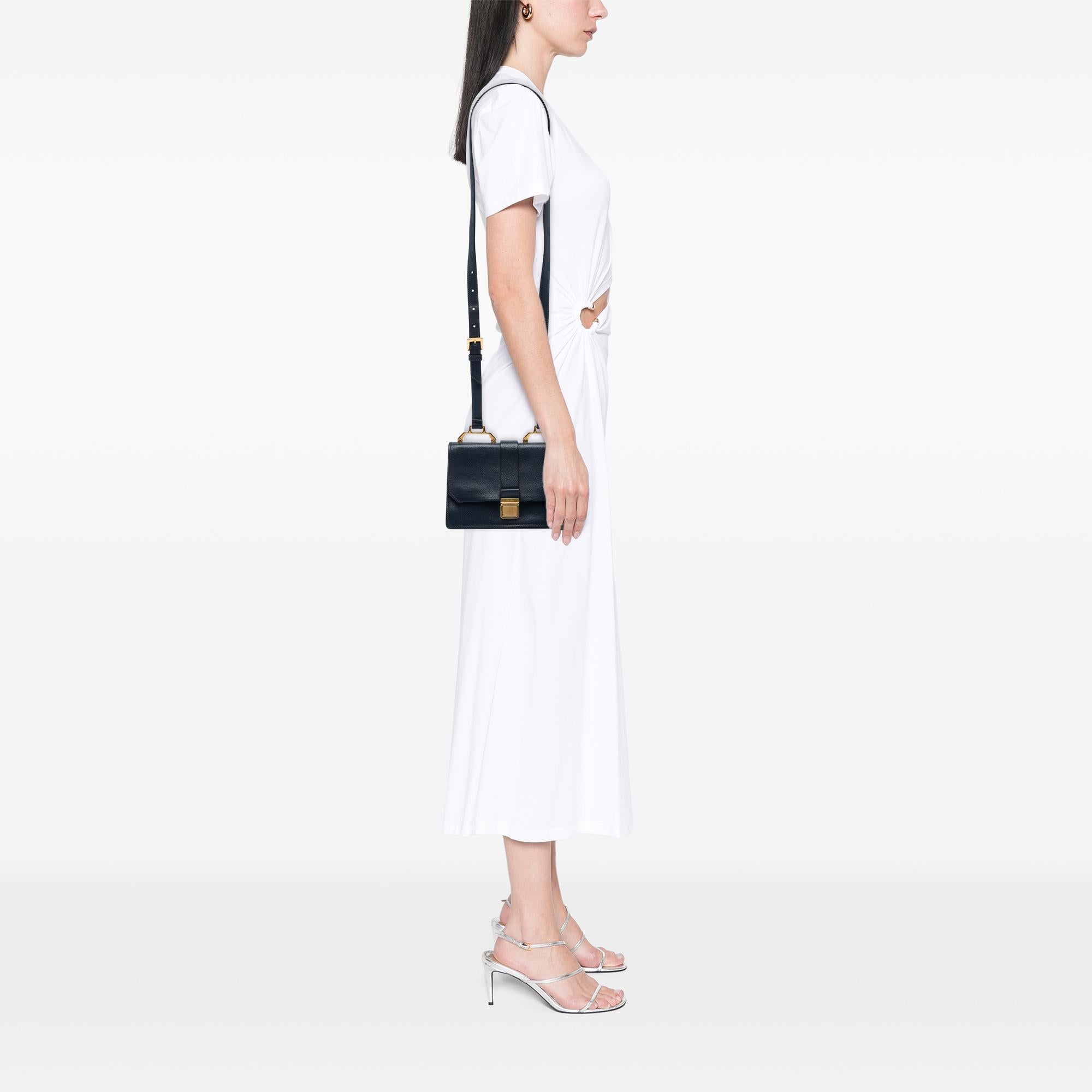 Miu Miu Goatskin Madras Crossbody
